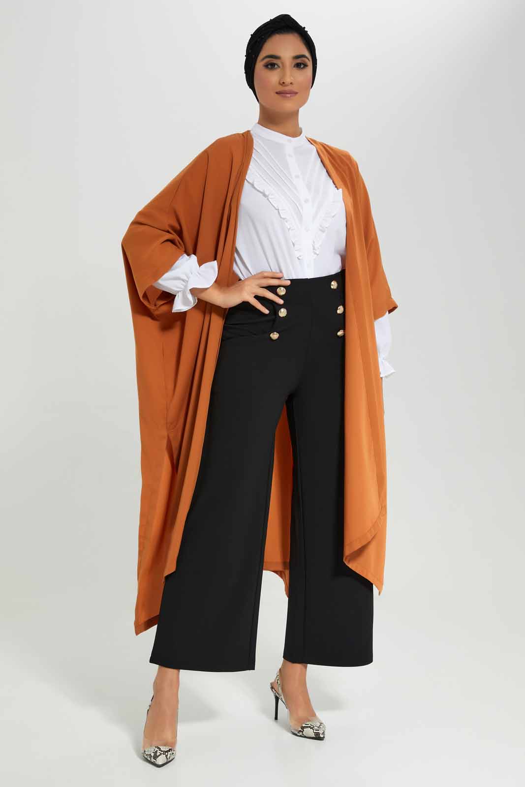 Redtag-White-Pleated-Yoke-Detail-Buttoned-Shirt-Category:Blouses,-Colour:White,-Deals:2-For-90,-Deals:New-In,-Filter:Women's-Clothing,-LMC,-New-In-Women-APL,-Section:Women,-W22A,-Women-Blouses--