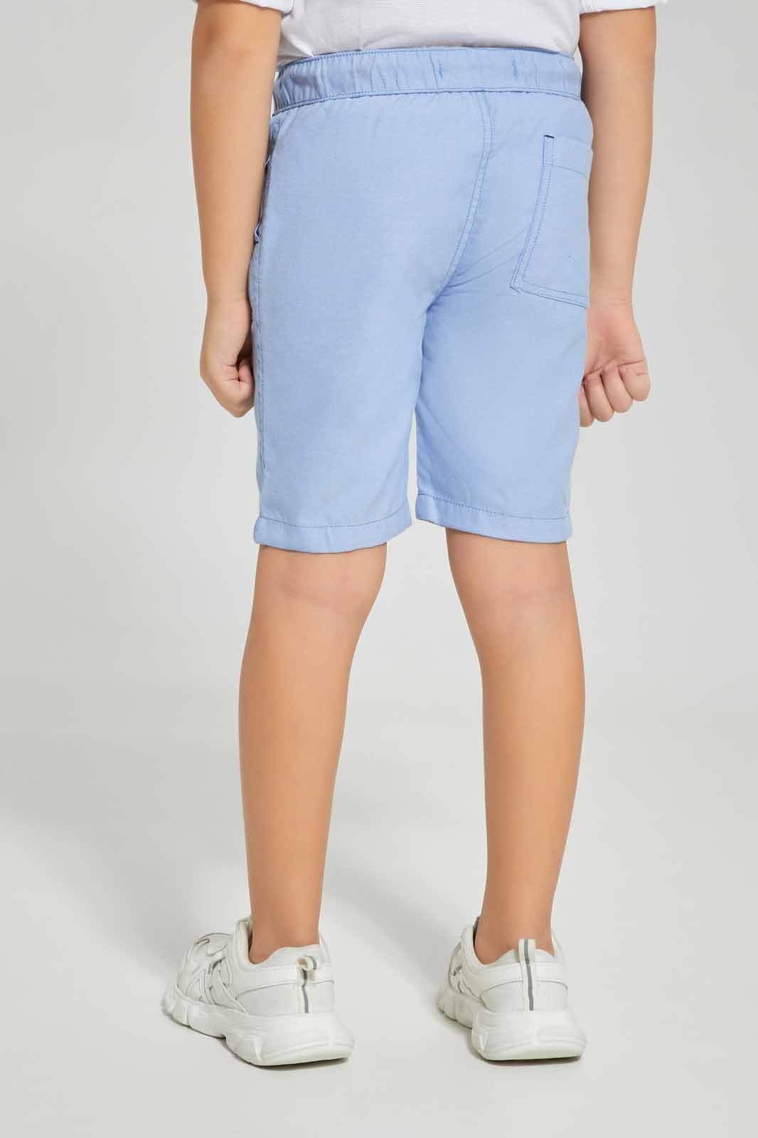 Redtag-Blue-Pullon-Shorts-BOY-Shorts,-Category:Shorts,-Colour:Blue,-Deals:New-In,-Dept:Boys,-Filter:Boys-(2-to-8-Yrs),-New-In-BOY-APL,-Non-Sale,-Section:Boys-(0-to-14Yrs),-TBL,-W22O-Boys-2 to 8 Years