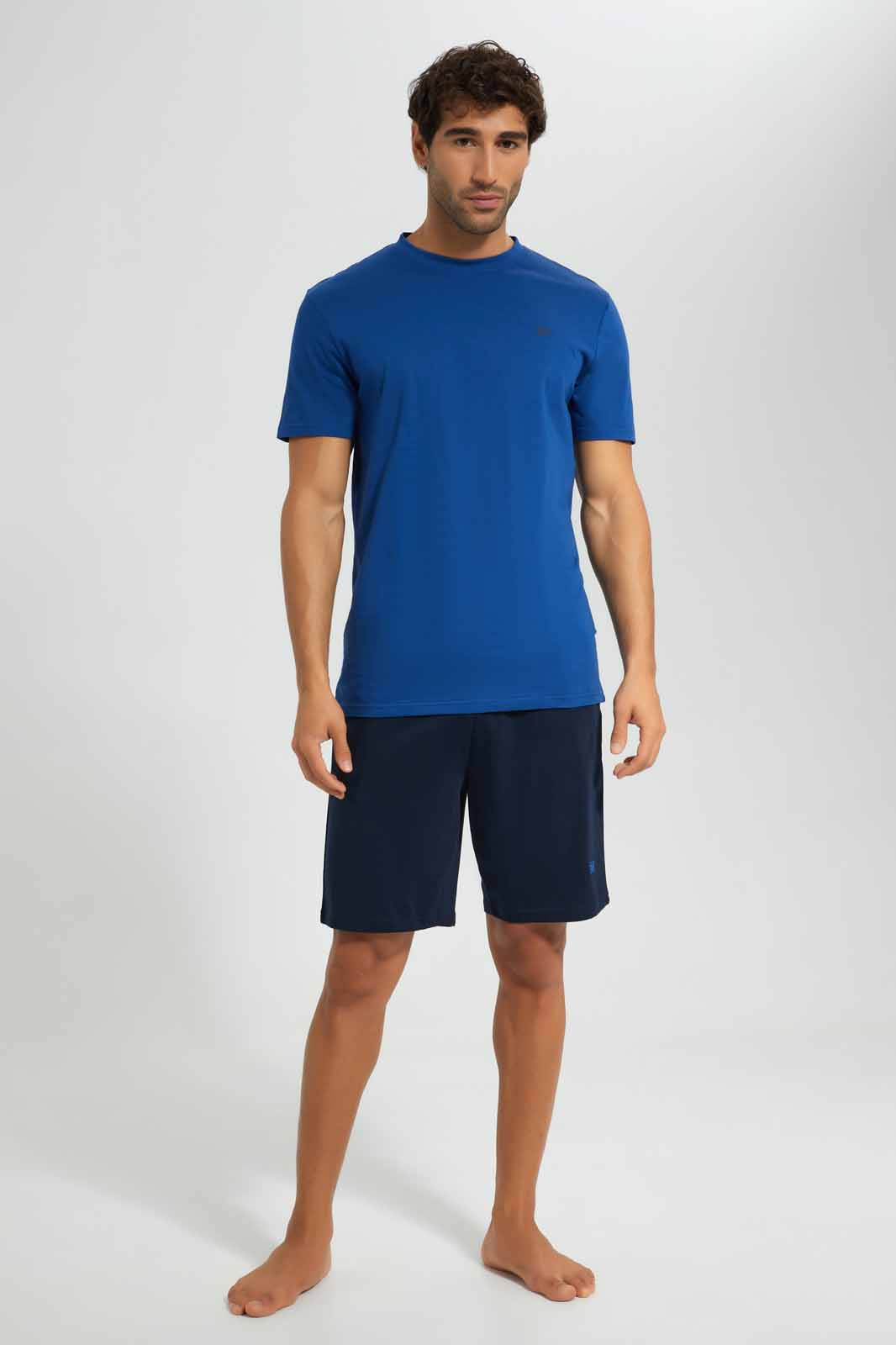Redtag-Blue/Navy-Pyjama-Set-Category:Pyjama-Sets,-Colour:Blue,-Deals:New-In,-Filter:Men's-Clothing,-Men-Pyjama-Sets,-New-In-Men-APL,-Non-Sale,-Section:Men,-W22O-Men's-