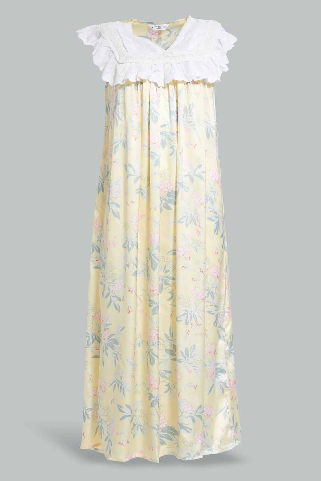 Redtag-Assorted-Satin-Printed-Nightgown-Category:Nightgowns,-Colour:Assorted,-Deals:New-In,-Filter:Women's-Clothing,-New-In-Women-APL,-Non-Sale,-Section:Women,-W22O,-Women-Nightgowns--