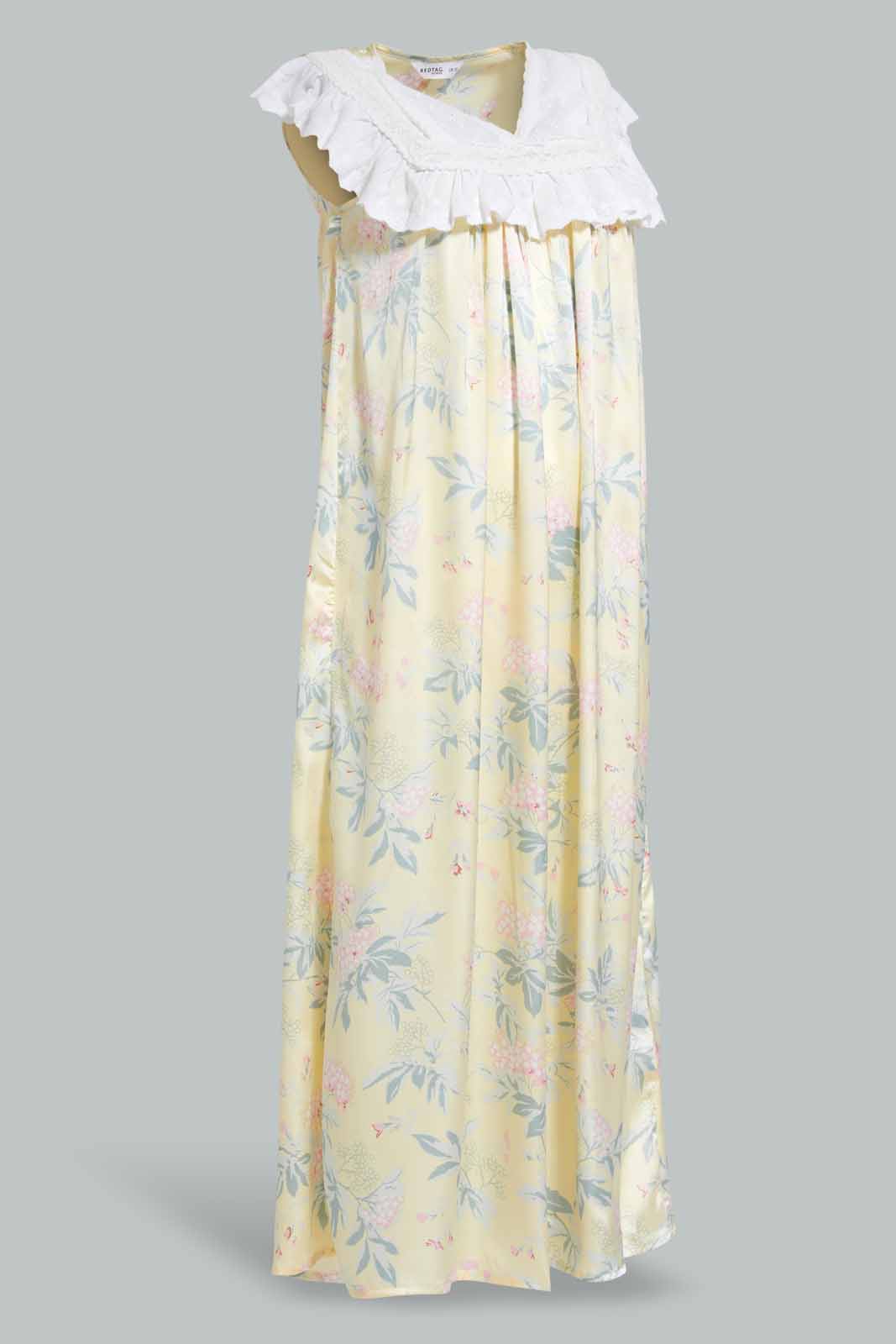 Redtag-Assorted-Satin-Printed-Nightgown-Category:Nightgowns,-Colour:Assorted,-Deals:New-In,-Filter:Women's-Clothing,-New-In-Women-APL,-Non-Sale,-Section:Women,-W22O,-Women-Nightgowns--