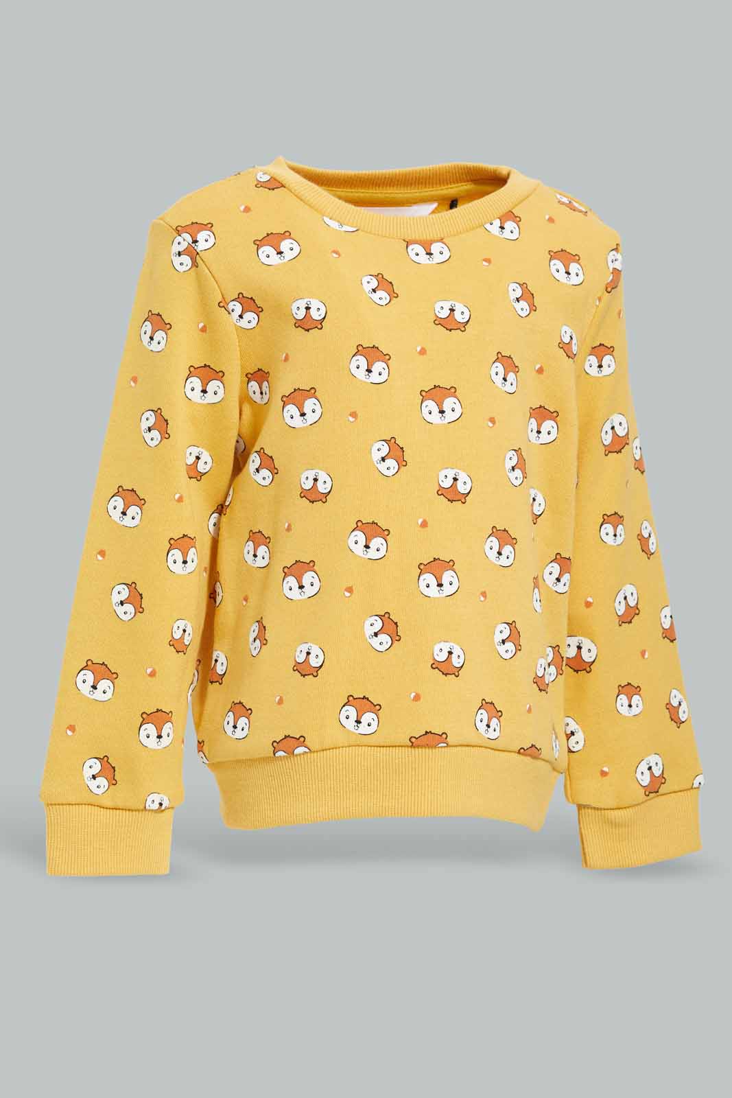 Redtag-Brown-Printed-Short-Sleeve-Jogging-Suit-Category:Jog-Sets,-Colour:Brown,-Deals:New-In,-Filter:Infant-Boys-(3-to-24-Mths),-INB-Jog-Sets,-New-In-INB-APL,-Non-Sale,-Section:Boys-(0-to-14Yrs),-W22B-Infant-Boys-3 to 24 Months