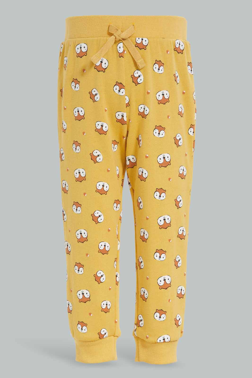 Redtag-Brown-Printed-Short-Sleeve-Jogging-Suit-Category:Jog-Sets,-Colour:Brown,-Deals:New-In,-Filter:Infant-Boys-(3-to-24-Mths),-INB-Jog-Sets,-New-In-INB-APL,-Non-Sale,-Section:Boys-(0-to-14Yrs),-W22B-Infant-Boys-3 to 24 Months