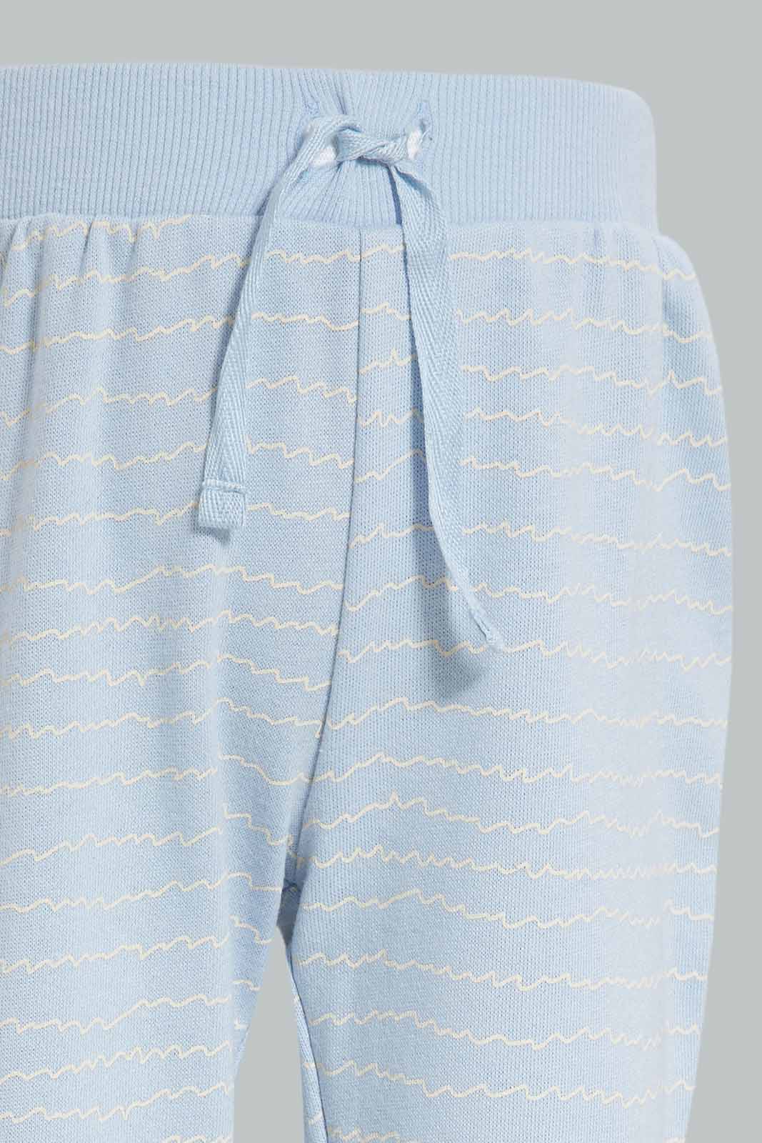 Redtag-Blue-Patch-Top-And-Bottom-Crew-Neck-Jog-Suit-Category:Jog-Sets,-Colour:Blue,-Deals:New-In,-Filter:Infant-Boys-(3-to-24-Mths),-INB-Jog-Sets,-New-In-INB-APL,-Non-Sale,-Section:Boys-(0-to-14Yrs),-W22B-Infant-Boys-3 to 24 Months