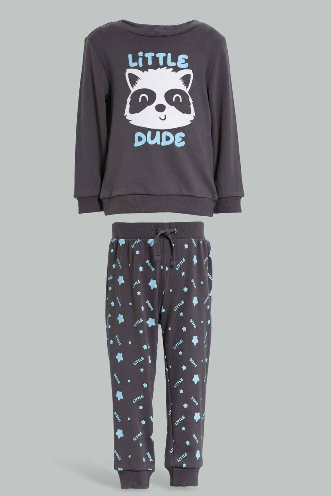 Redtag-Navy-Patch-Top-And-Bottom-Crew-Neck-Jog-Suit-Category:Jog-Sets,-Colour:Navy,-Deals:New-In,-Filter:Infant-Boys-(3-to-24-Mths),-INB-Jog-Sets,-New-In-INB-APL,-Non-Sale,-Section:Boys-(0-to-14Yrs),-W22B-Infant-Boys-3 to 24 Months