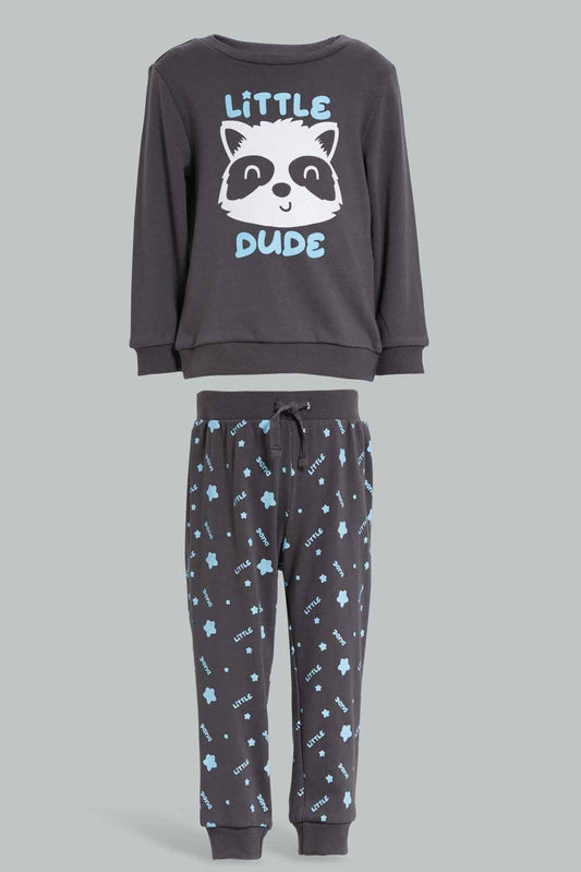 Redtag-Navy-Patch-Top-And-Bottom-Crew-Neck-Jog-Suit-Category:Jog-Sets,-Colour:Navy,-Deals:New-In,-Filter:Infant-Boys-(3-to-24-Mths),-INB-Jog-Sets,-New-In-INB-APL,-Non-Sale,-Section:Boys-(0-to-14Yrs),-W22B-Infant-Boys-3 to 24 Months