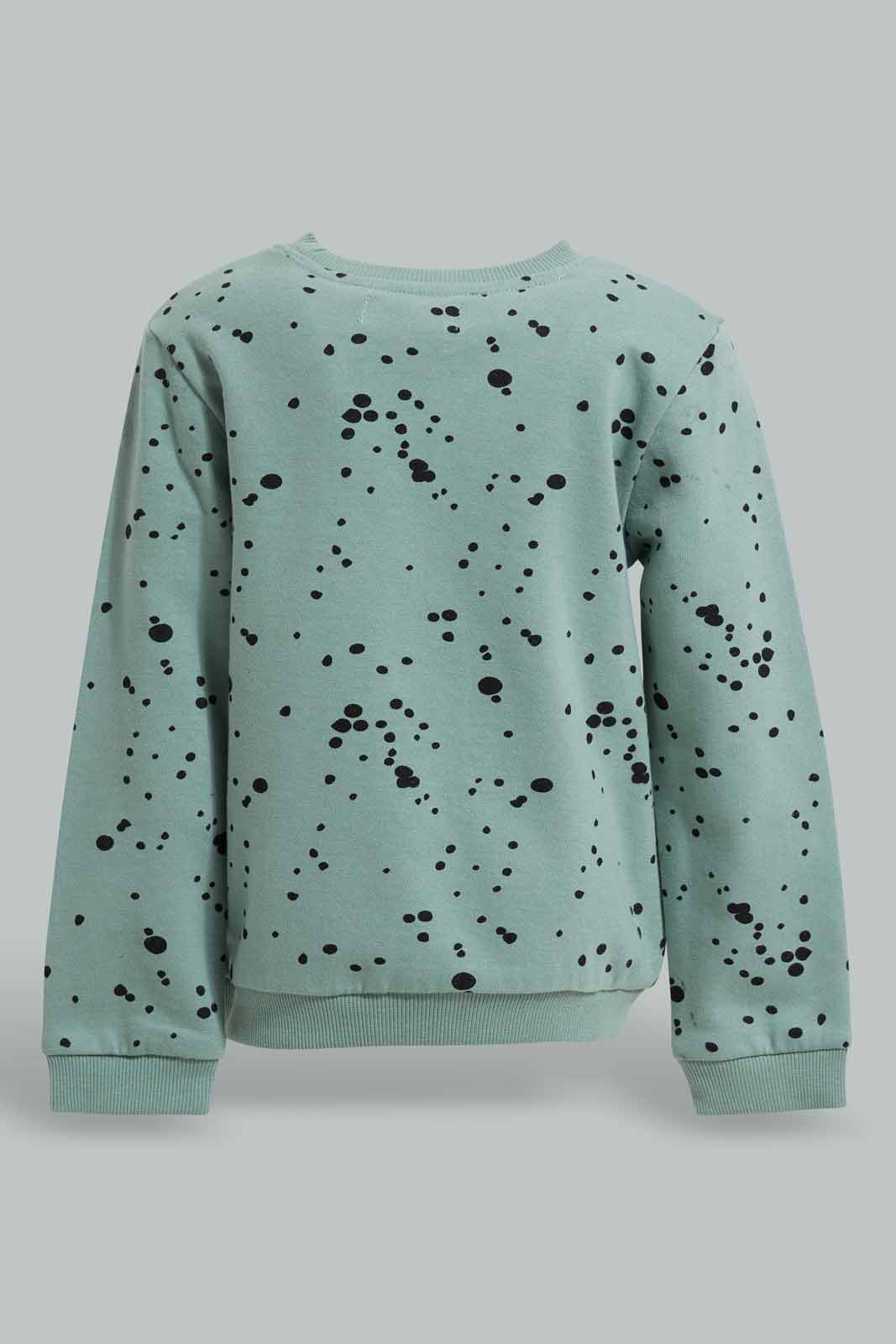 Redtag-Green-Paint-Splash-Jogging-Suit-Category:Jog-Sets,-Colour:Green,-Deals:New-In,-Filter:Infant-Boys-(3-to-24-Mths),-INB-Jog-Sets,-New-In-INB-APL,-Non-Sale,-Section:Boys-(0-to-14Yrs),-W22A-Infant-Boys-3 to 24 Months