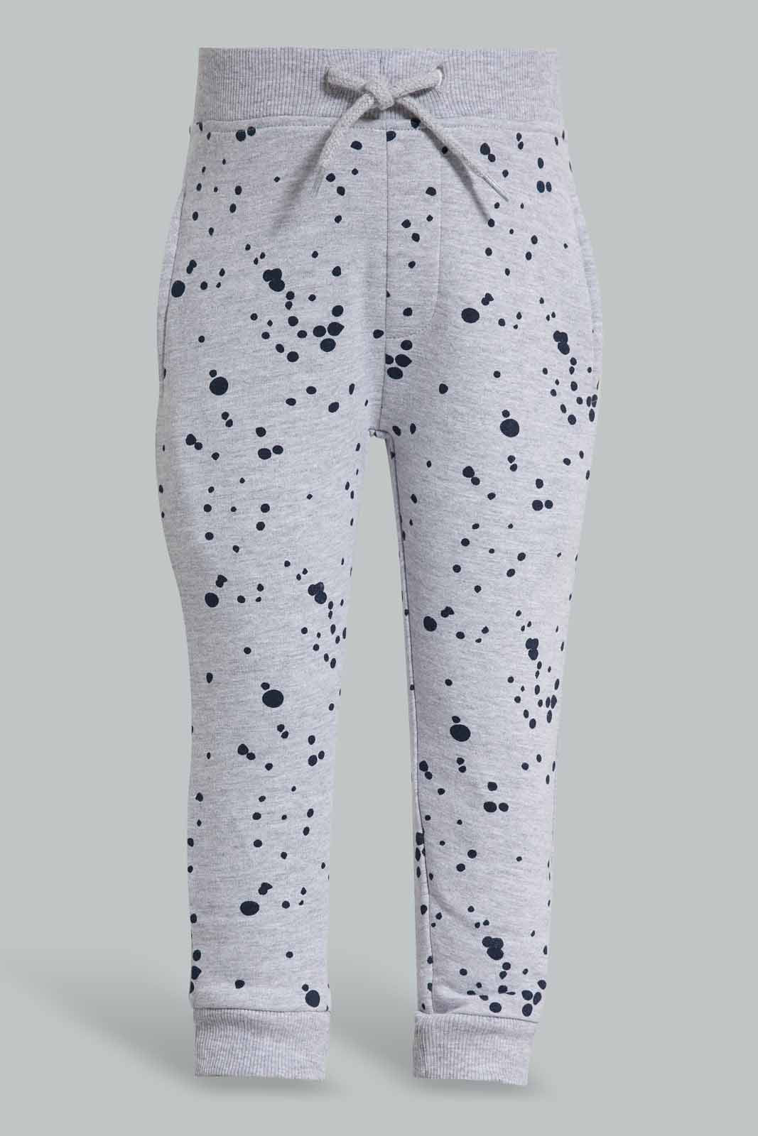 Redtag-Grey-Paint-Splash-Jogging-Suit-Category:Jog-Sets,-Colour:Grey,-Deals:New-In,-Filter:Infant-Boys-(3-to-24-Mths),-INB-Jog-Sets,-New-In-INB-APL,-Non-Sale,-Section:Boys-(0-to-14Yrs),-W22A-Infant-Boys-3 to 24 Months