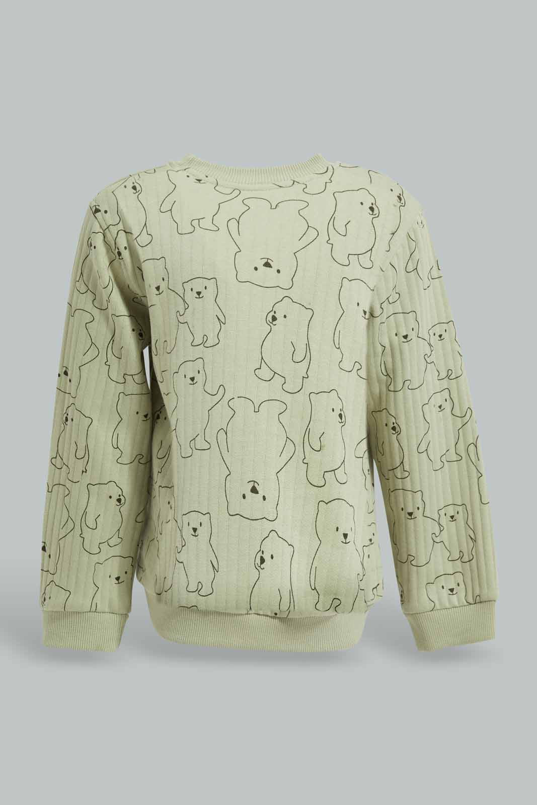 Redtag-Green-Panelled-Printed-Jogging-Suit-Category:Jog-Sets,-Colour:Green,-Deals:New-In,-Filter:Infant-Boys-(3-to-24-Mths),-INB-Jog-Sets,-New-In-INB-APL,-Non-Sale,-Section:Boys-(0-to-14Yrs),-W22A-Infant-Boys-3 to 24 Months