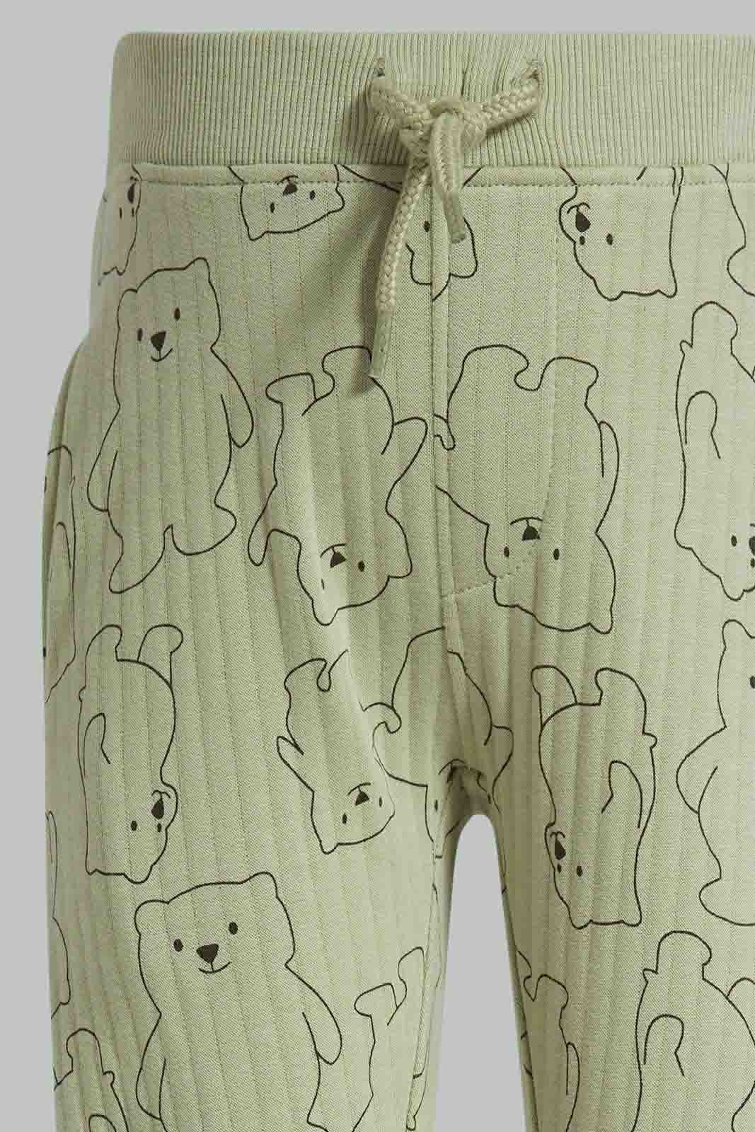 Redtag-Green-Panelled-Printed-Jogging-Suit-Category:Jog-Sets,-Colour:Green,-Deals:New-In,-Filter:Infant-Boys-(3-to-24-Mths),-INB-Jog-Sets,-New-In-INB-APL,-Non-Sale,-Section:Boys-(0-to-14Yrs),-W22A-Infant-Boys-3 to 24 Months
