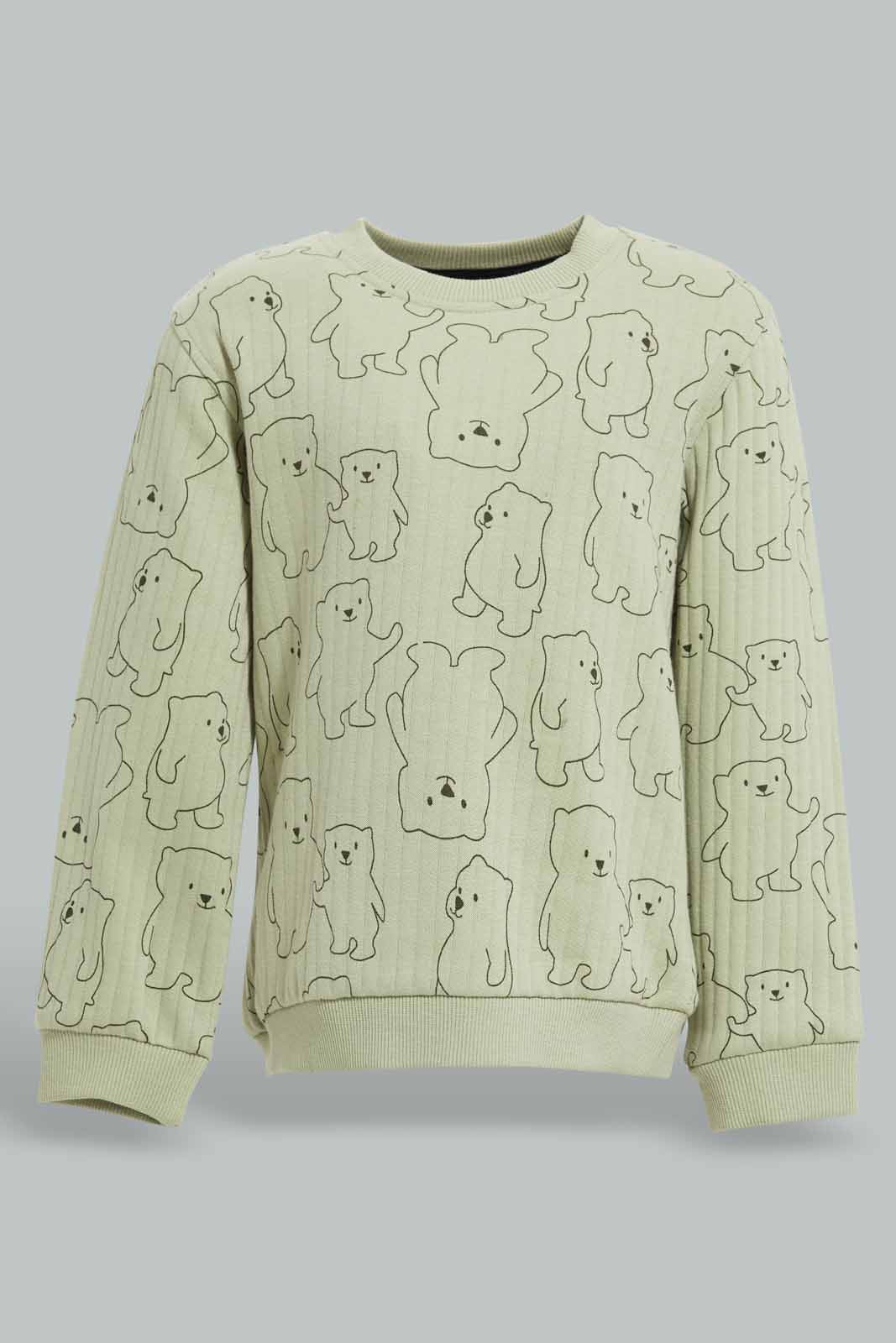 Redtag-Green-Panelled-Printed-Jogging-Suit-Category:Jog-Sets,-Colour:Green,-Deals:New-In,-Filter:Infant-Boys-(3-to-24-Mths),-INB-Jog-Sets,-New-In-INB-APL,-Non-Sale,-Section:Boys-(0-to-14Yrs),-W22A-Infant-Boys-3 to 24 Months