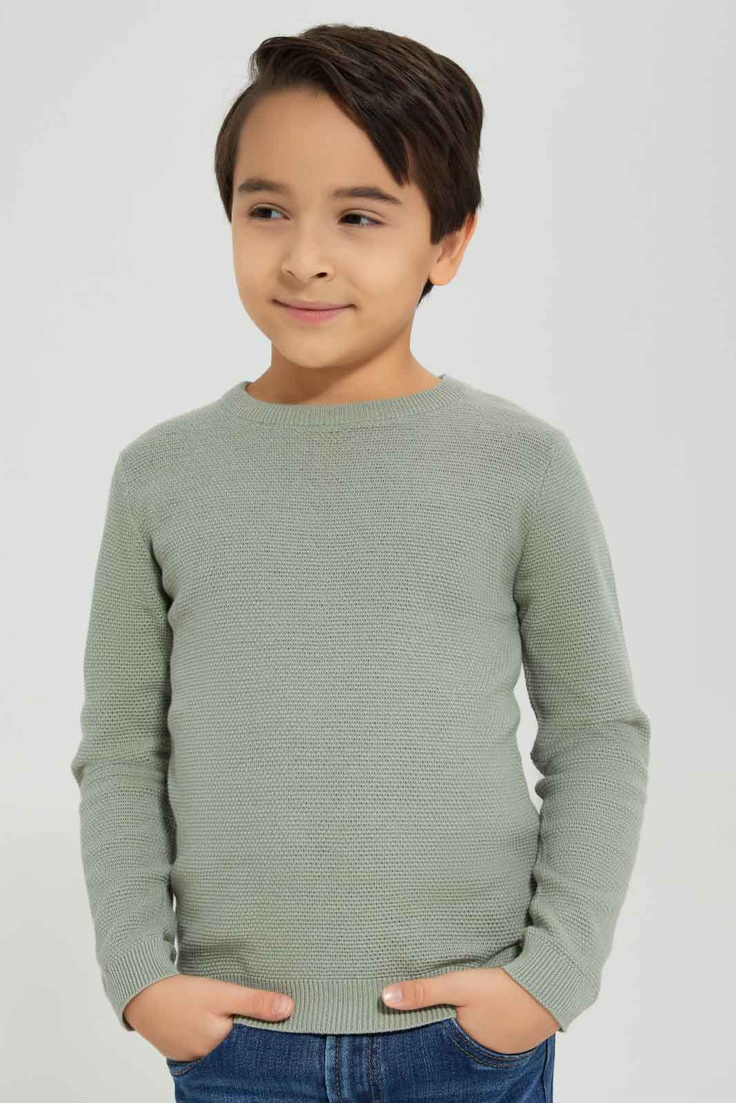 Redtag-Mint-Crewneck-Jumper-BOY-Pullovers,-Category:Pullovers,-Colour:Mint,-Deals:New-In,-Dept:Boys,-Filter:Boys-(2-to-8-Yrs),-New-In-BOY-APL,-Non-Sale,-Section:Boys-(0-to-14Yrs),-TBL,-W22B-Boys-2 to 8 Years