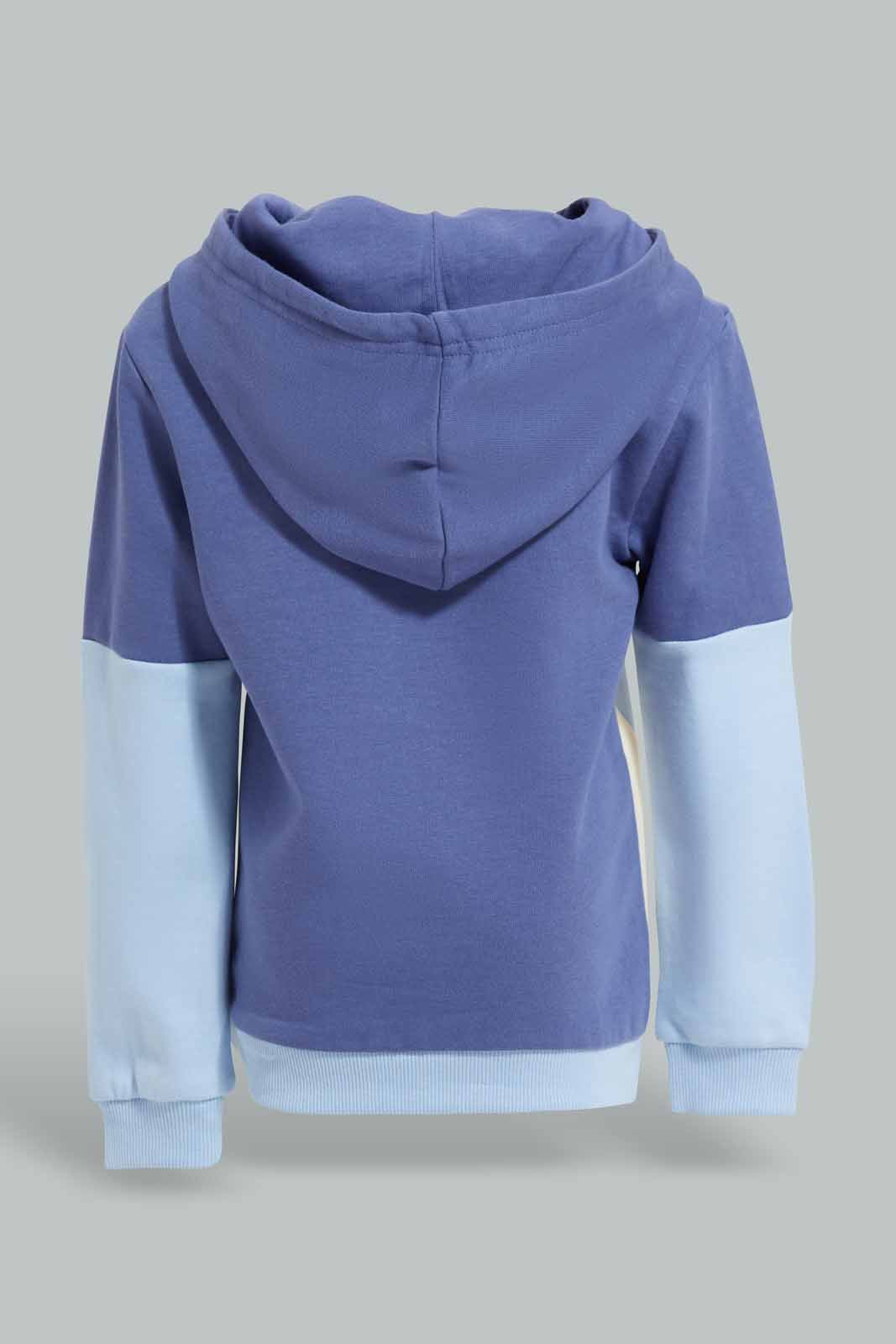 Redtag-Blue-And-Navy-Hoody-Cut-And-Sew-Jog-Suit-Category:Jog-Sets,-Colour:Blue,-Deals:New-In,-Filter:Infant-Boys-(3-to-24-Mths),-INB-Jog-Sets,-New-In-INB-APL,-Non-Sale,-Section:Boys-(0-to-14Yrs),-W22A-Infant-Boys-3 to 24 Months