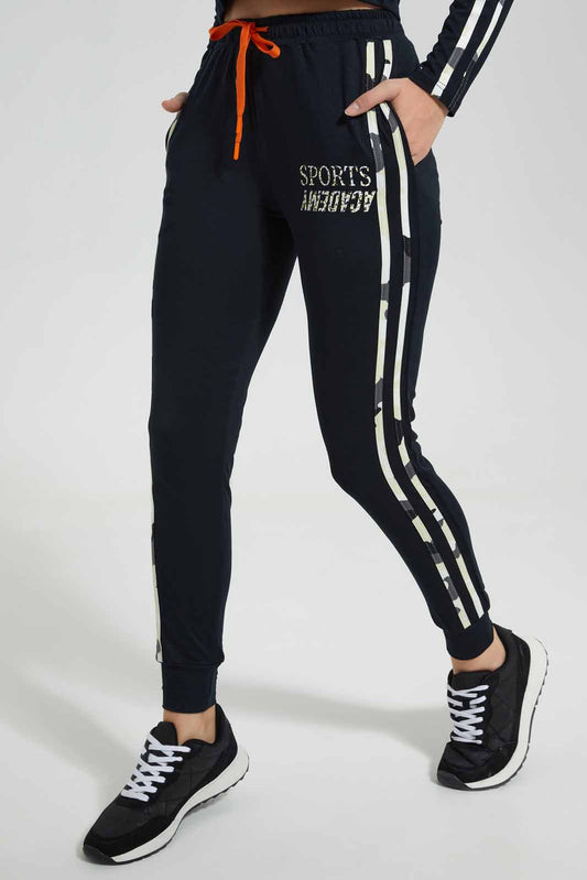 Redtag-Black-Placement-Print-Jog-Pants-Category:Joggers,-Colour:Black,-Deals:New-In,-Filter:Women's-Clothing,-New-In-Women-APL,-Non-Sale,-Section:Women,-W22O,-Women-Joggers-Women's-