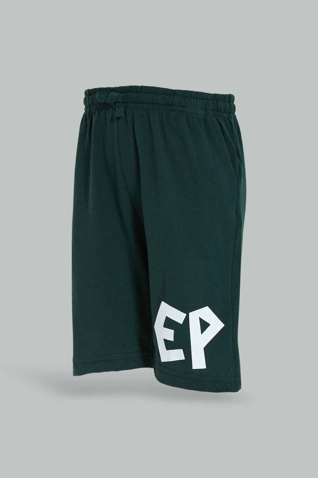 Redtag-Green-Elasticated-waist-Print-Shorts-BOY-Shorts,-Category:Shorts,-Colour:Green,-Deals:New-In,-Dept:Boys,-Filter:Boys-(2-to-8-Yrs),-New-In-BOY-APL,-Non-Sale,-Section:Boys-(0-to-14Yrs),-TBL,-W22O-Boys-2 to 8 Years