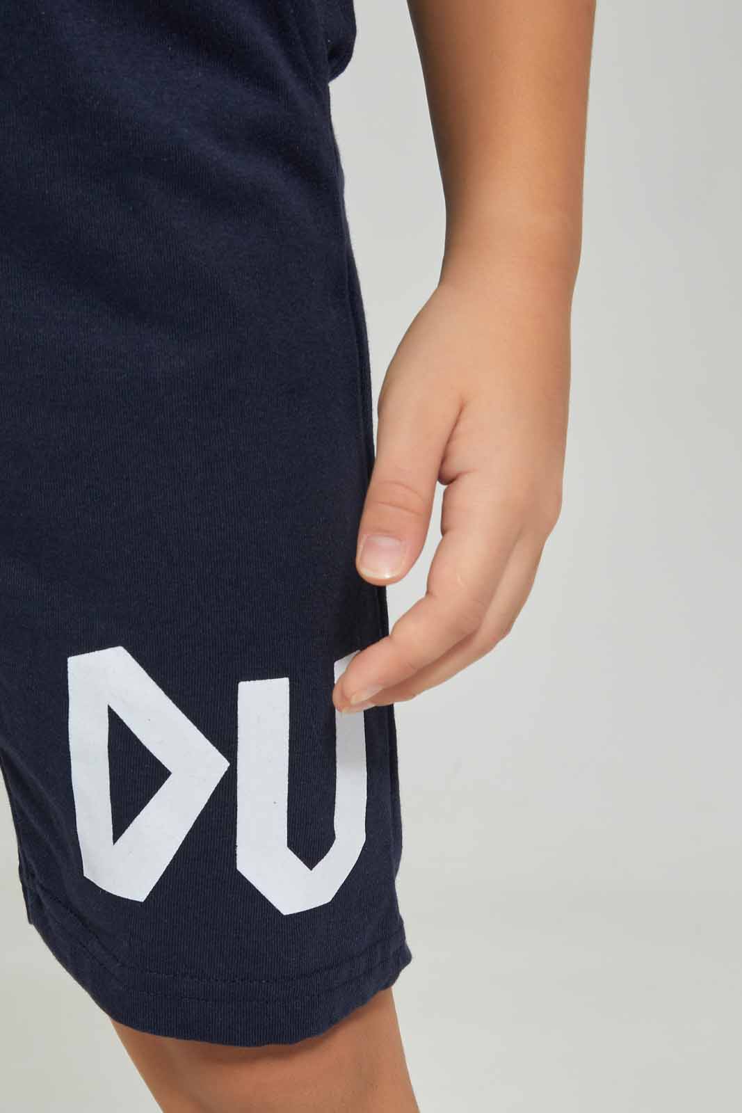 Redtag-Navy-Elasticated-waist-Print-Shorts-BOY-Shorts,-Category:Shorts,-Colour:Navy,-Deals:New-In,-Dept:Boys,-Filter:Boys-(2-to-8-Yrs),-New-In-BOY-APL,-Non-Sale,-Section:Boys-(0-to-14Yrs),-TBL,-W22O-Boys-2 to 8 Years