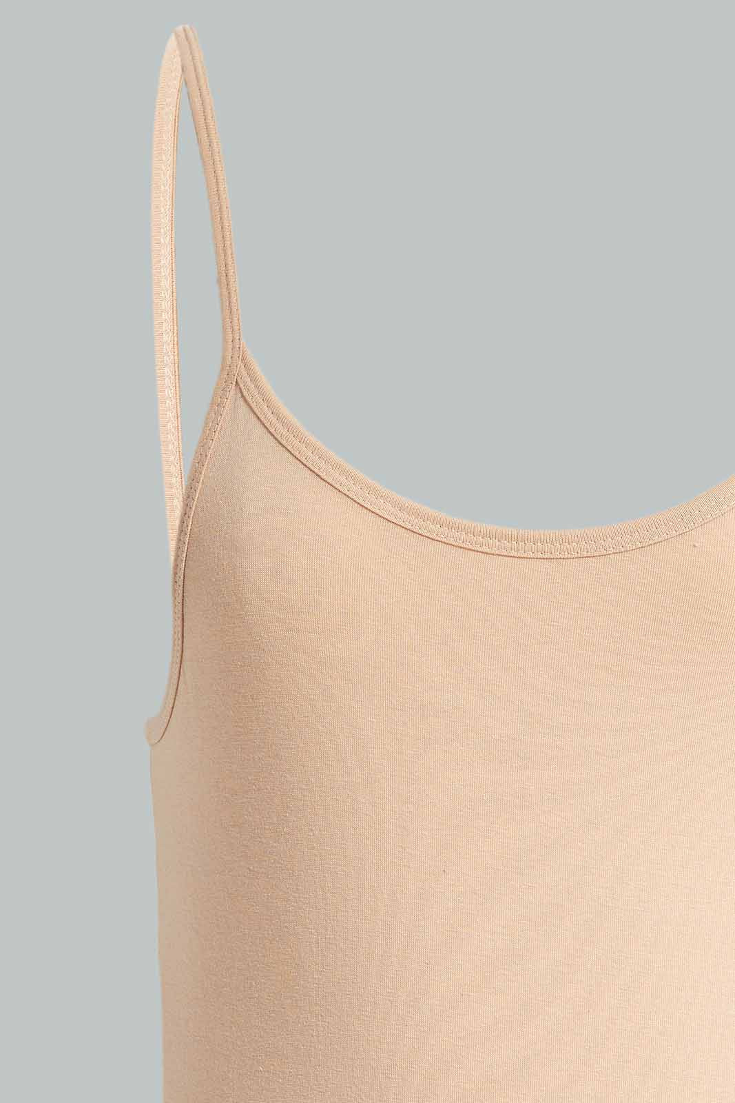 Redtag-Beige-Plain-Strappy-Vest-Category:Vests,-Colour:Beige,-Deals:New-In,-Filter:Women's-Clothing,-KSH,-New-In-Women-APL,-Non-Sale,-Section:Women,-W22O,-Women-Vests-Women's-