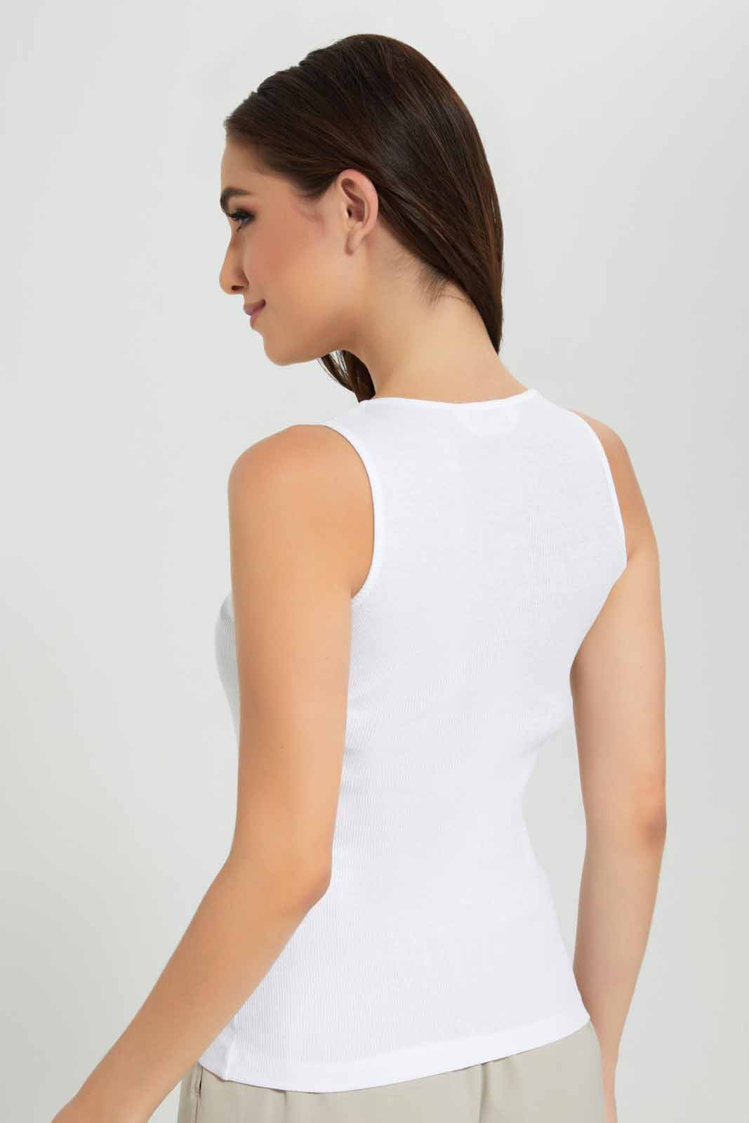 Redtag-White-Plain-Rib-Vest-Category:Vests,-Colour:White,-Deals:New-In,-Filter:Women's-Clothing,-KSH,-New-In-Women-APL,-Non-Sale,-Section:Women,-W22O,-Women-Vests-Women's-