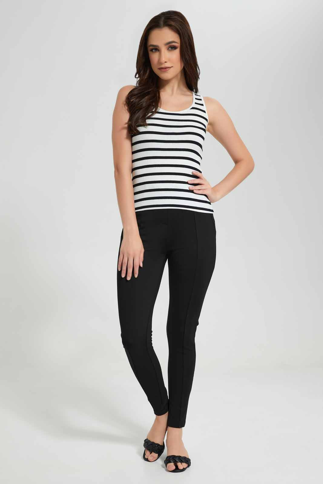 Redtag-Stripped-Plain-Rib-Vest-Category:Vests,-Colour:Assorted,-Deals:New-In,-Filter:Women's-Clothing,-KSH,-New-In-Women-APL,-Non-Sale,-Section:Women,-W22O,-Women-Vests-Women's-