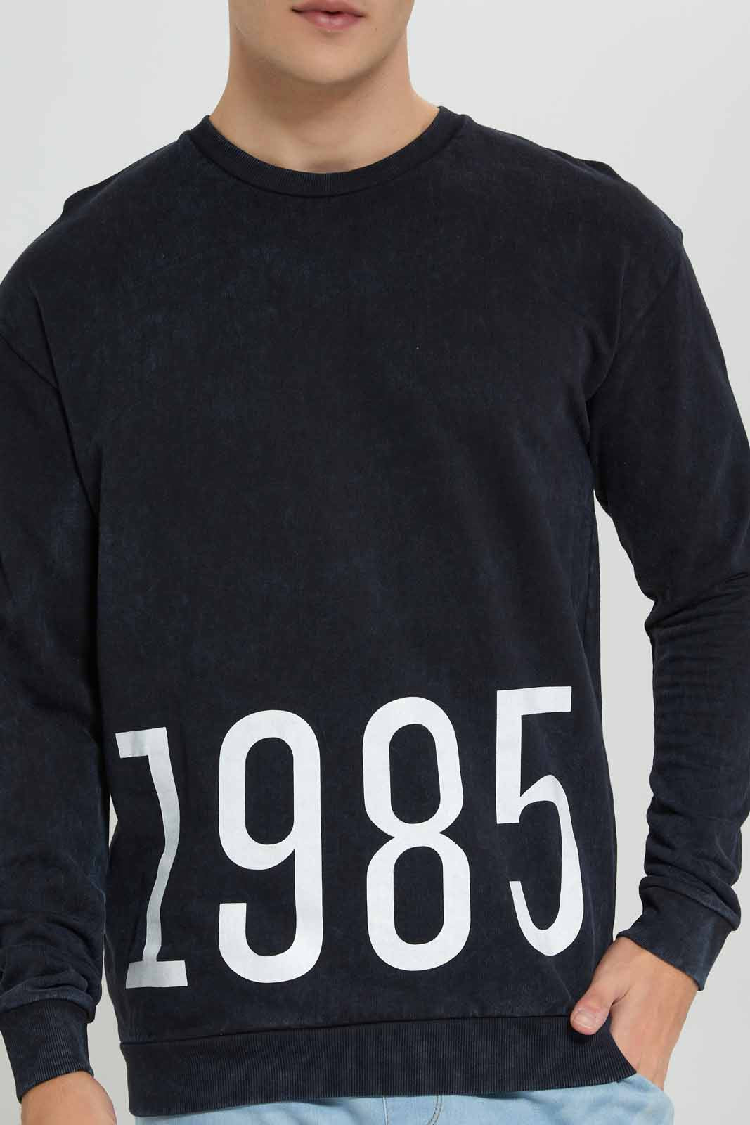Redtag-Black-Crew-Neck-Loungewear-Sweatshirt-Category:Sweatshirts,-Colour:Black,-Deals:New-In,-Filter:Men's-Clothing,-Men-Loungewear-Sweatshirts,-Men-Sweatshirts,-New-In-Men-APL,-Non-Sale,-Section:Men,-W22O--