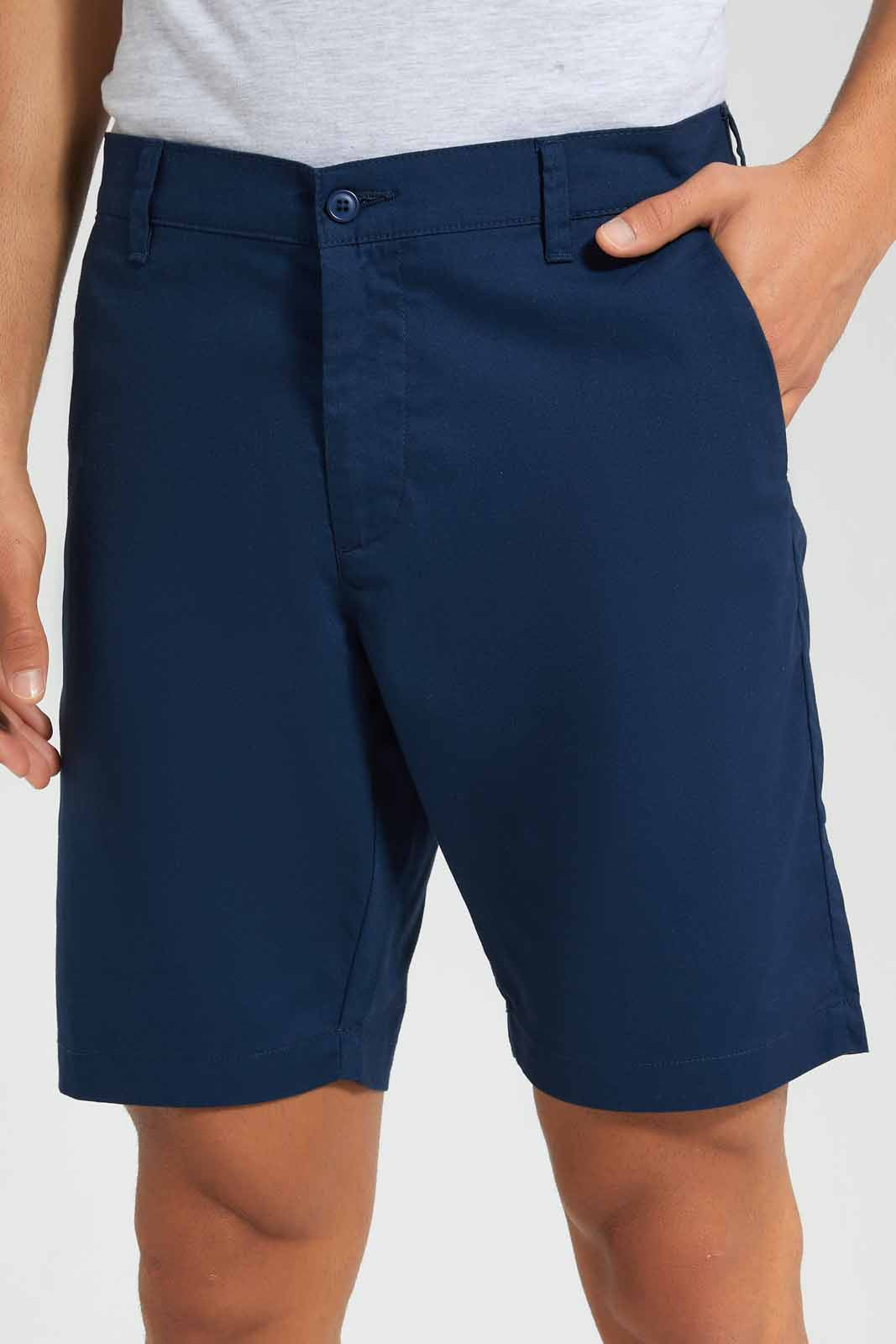 Redtag-Navy-Chino-Shorts-Category:Shorts,-Colour:Navy,-Deals:New-In,-Filter:Men's-Clothing,-Men-Shorts,-New-In-Men,-Non-Sale,-Section:Men,-W22O--