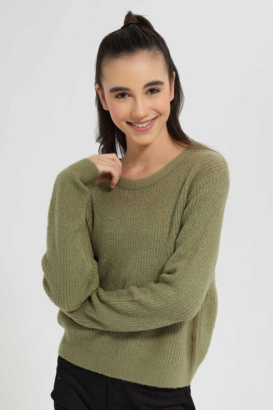 Redtag-Mint-Basic-Pullover-Category:Pullovers,-Colour:Mint,-Deals:New-In,-Filter:Senior-Girls-(9-to-14-Yrs),-GSR-Pullovers,-New-In-GSR-APL,-Non-Sale,-Section:Girls-(0-to-14Yrs),-TBL,-W22B-Senior-Girls-9 to 14 Years