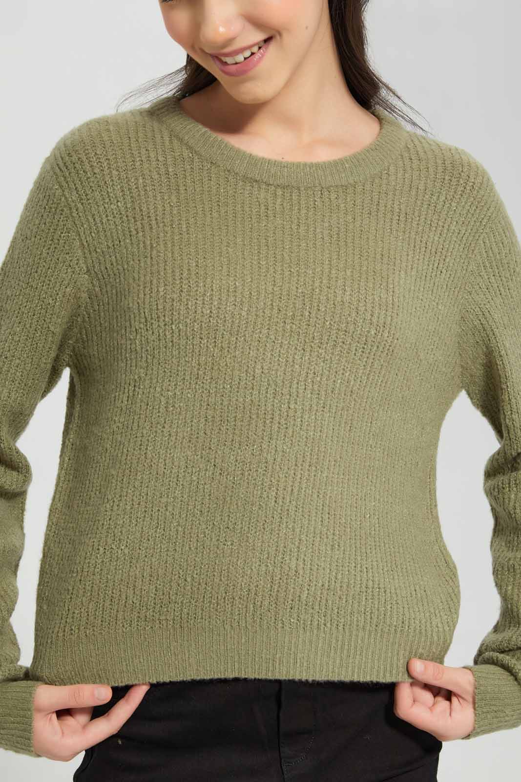 Redtag-Mint-Basic-Pullover-Category:Pullovers,-Colour:Mint,-Deals:New-In,-Filter:Senior-Girls-(9-to-14-Yrs),-GSR-Pullovers,-New-In-GSR-APL,-Non-Sale,-Section:Girls-(0-to-14Yrs),-TBL,-W22B-Senior-Girls-9 to 14 Years