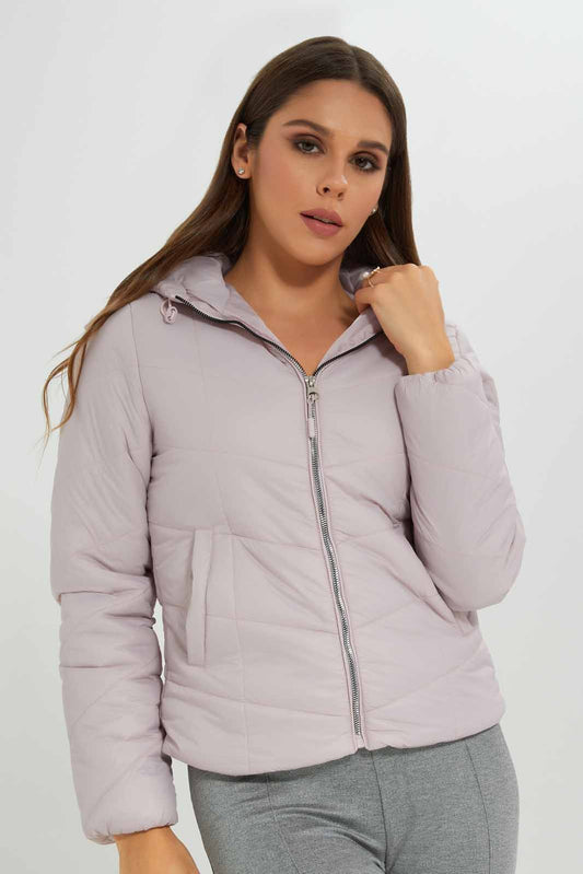 Redtag-PINK-Hooded-Padded-Jacket-Category:Jackets,-Colour:Pink,-Deals:New-In,-EHW,-Filter:Women's-Clothing,-New-In-Women-APL,-Non-Sale,-Section:Women,-W22B,-Women-Jackets-Women's-