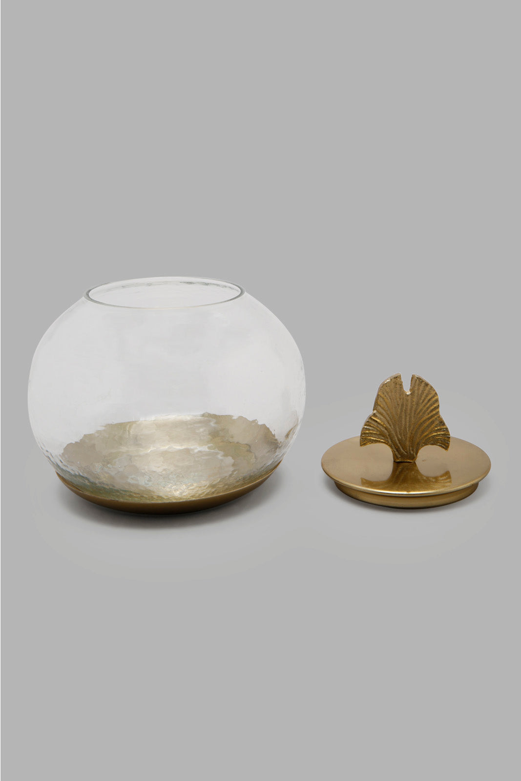 Redtag-Gold-Ginko-Glass-And-Metal-Tinket-Box-Category:Fashion-Box,-Colour:Gold,-Deals:New-In,-Filter:Home-Decor,-HMW-HOM-Decorative-Accessories,-New-In-HMW-HOM,-Non-Sale,-Section:Homewares,-W22B-Home-Decor-
