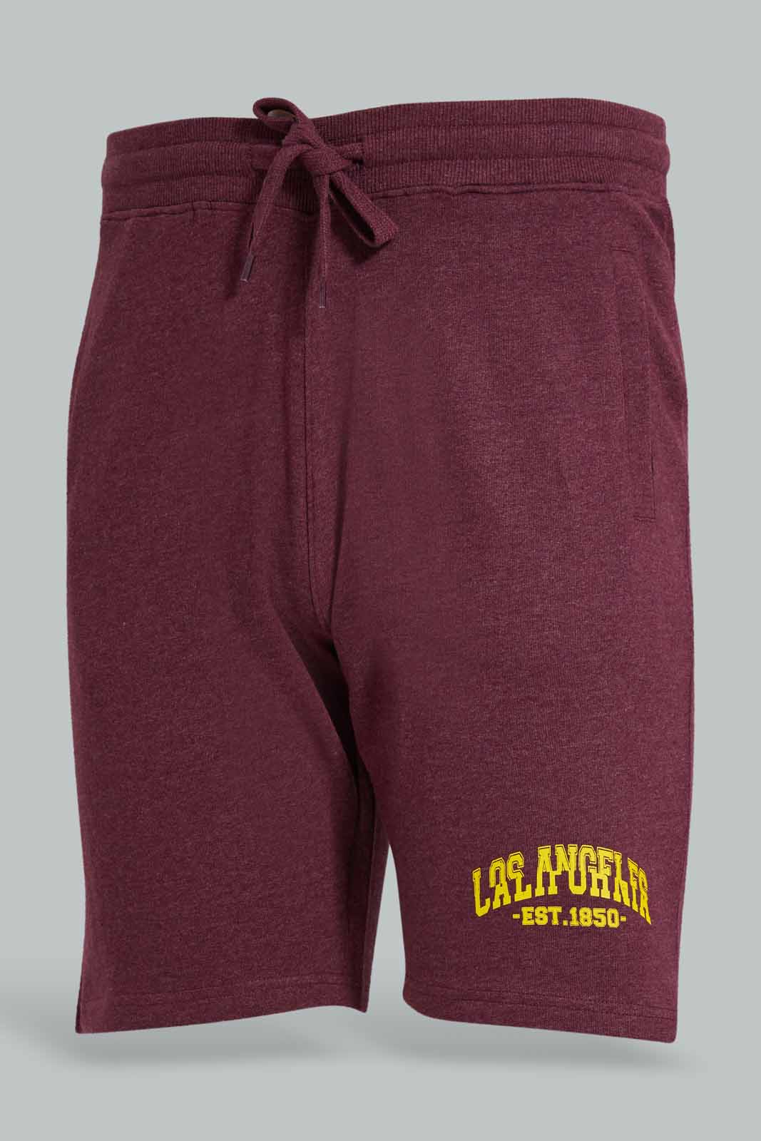 Redtag-Burgandy-Shorts-With-Placement-Print-Category:Joggers,-Colour:Indigo,-Deals:New-In,-Filter:Men's-Clothing,-Men-Joggers,-New-In-Men-APL,-Non-Sale,-Section:Men,-W22O-Men's-