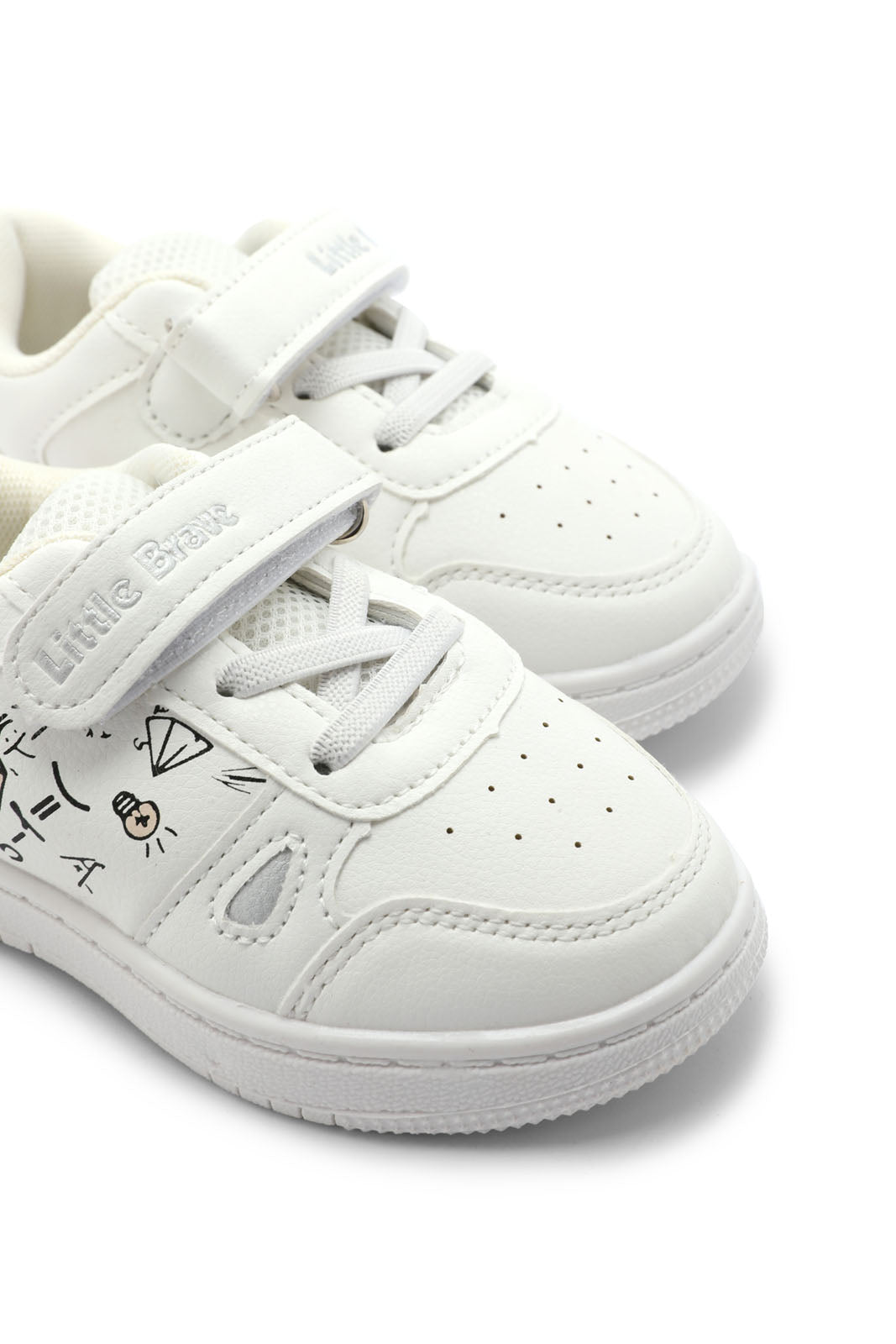 Redtag-White-Velcro-Strap-Sneaker-Category:Sandals,-Colour:White,-Deals:New-In,-Dept:Boys,-Filter:Boys-Footwear-(1-to-3-Yrs),-INB-Sandals,-New-In-INB-FOO,-Non-Sale,-Section:Boys-(0-to-14Yrs),-W22B-Infant-Boys-