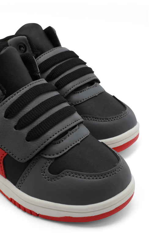 Redtag-Black-Velcro-Trainer-Category:Sandals,-Colour:Black,-Deals:New-In,-Dept:Boys,-Filter:Boys-Footwear-(1-to-3-Yrs),-INB-Sandals,-New-In-INB-FOO,-Non-Sale,-Section:Boys-(0-to-14Yrs),-W22B-Infant-Boys-