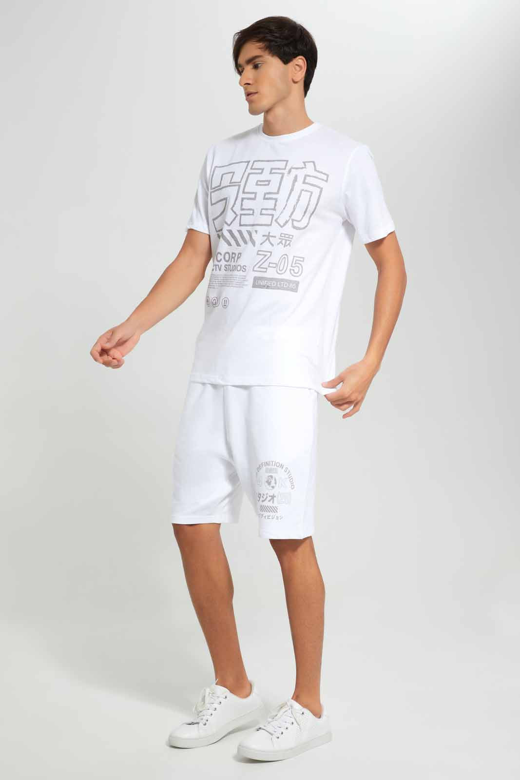 Redtag-White-Graphic-T-Shirt-Category:T-Shirts,-Colour:White,-Deals:New-In,-Filter:Men's-Clothing,-Men-T-Shirts,-New-In-Men-APL,-Non-Sale,-Section:Men,-TBL,-W22O-Men's-