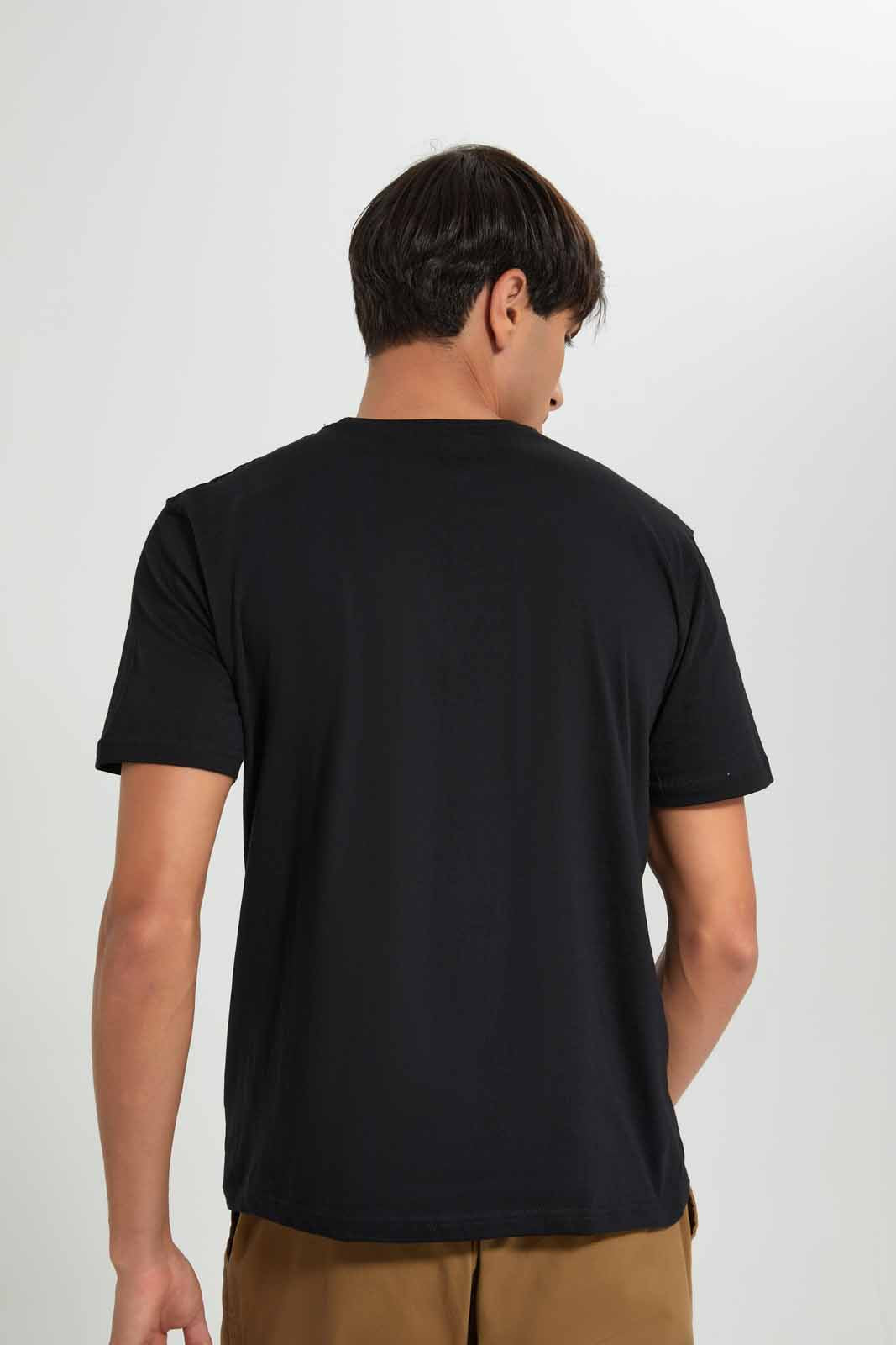 Redtag-Black-Graphic-T-Shirt-Category:T-Shirts,-Colour:Black,-Deals:New-In,-Filter:Men's-Clothing,-Men-T-Shirts,-New-In-Men-APL,-Non-Sale,-Section:Men,-TBL,-W22O-Men's-