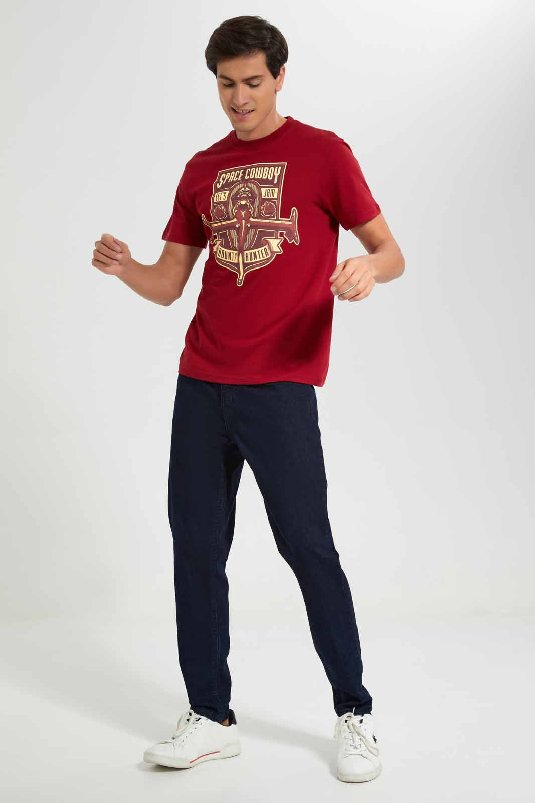 Redtag-Men-Red-Graphic-T-Shirt-Category:T-Shirts,-Colour:Red,-Deals:New-In,-Dept:Menswear,-Filter:Men's-Clothing,-Men-T-Shirts,-New-In-Men-APL,-Non-Sale,-Section:Men,-TBL,-W22O-Men's-