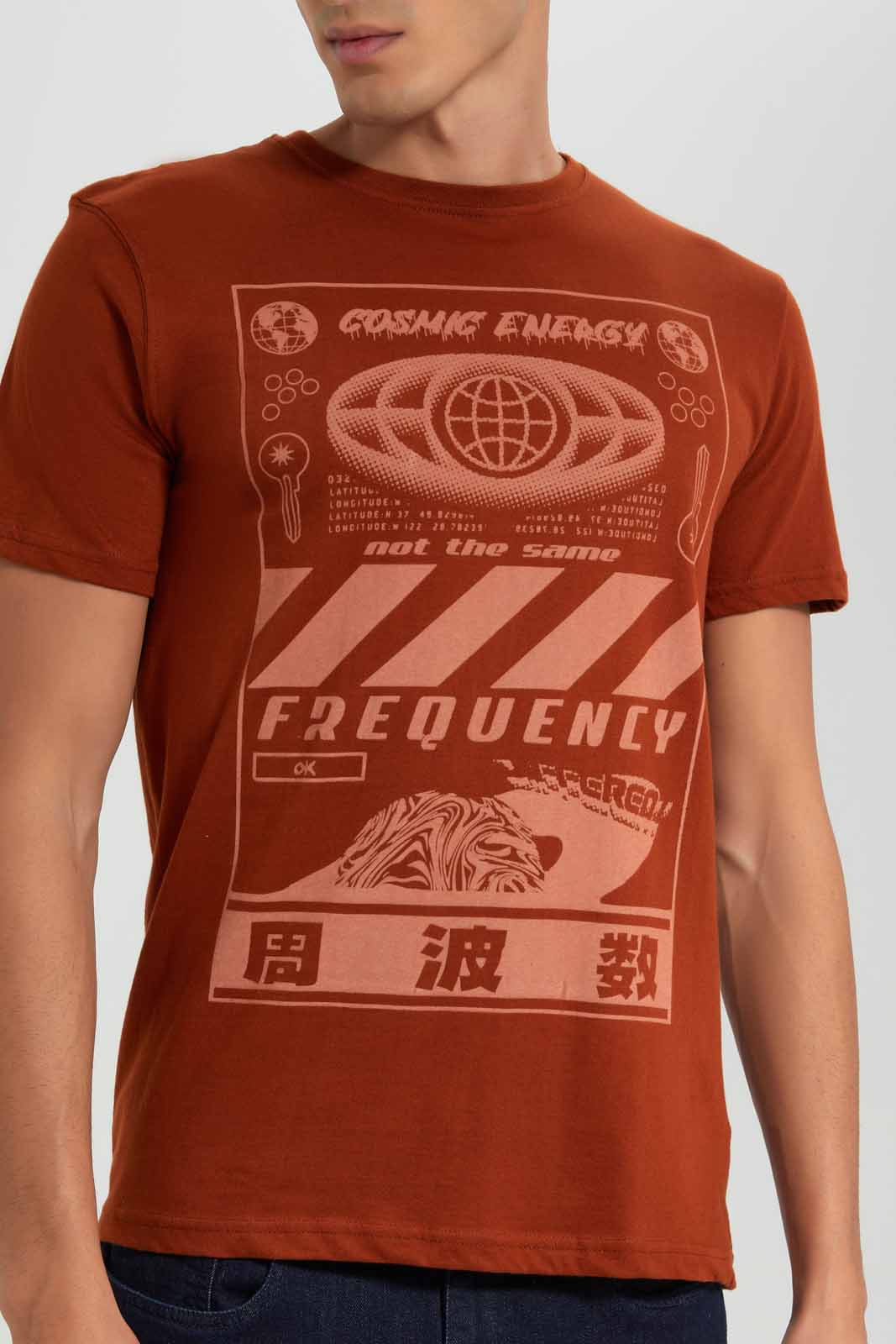 Redtag-Orange-Graphic-T-Shirt-Category:T-Shirts,-Colour:Orange,-Deals:New-In,-Filter:Men's-Clothing,-Men-T-Shirts,-New-In-Men-APL,-Non-Sale,-Section:Men,-TBL,-W22O-Men's-
