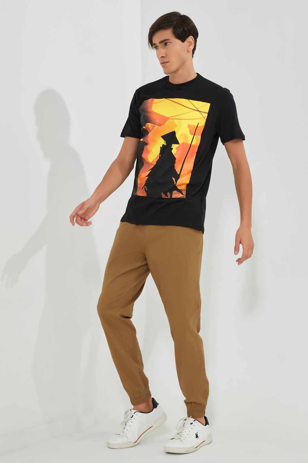 Redtag-Black-Grapfhic-T-Shirt-Category:T-Shirts,-Colour:Black,-Deals:New-In,-Filter:Men's-Clothing,-Men-T-Shirts,-New-In-Men-APL,-Non-Sale,-Section:Men,-TBL,-W22O-Men's-