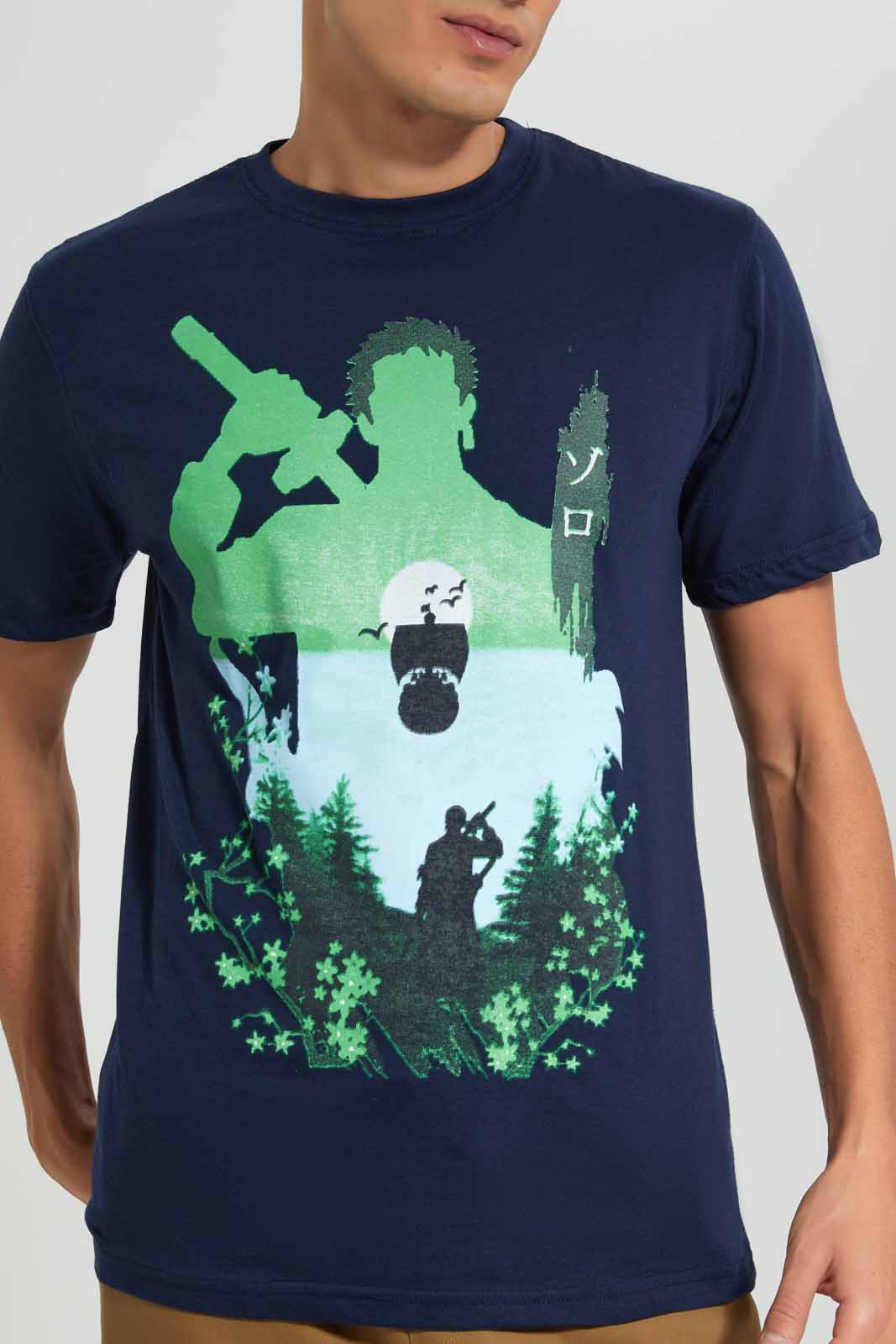 Redtag-Navy-Grafhic-T-Shirt-Category:T-Shirts,-Colour:Navy,-Deals:New-In,-Filter:Men's-Clothing,-Men-T-Shirts,-New-In-Men-APL,-Non-Sale,-Section:Men,-TBL,-W22O-Men's-