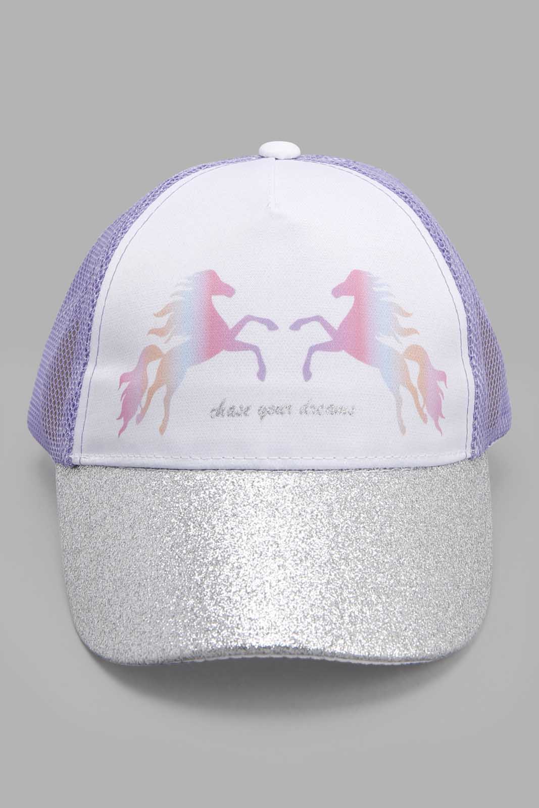 Redtag-Multi-Colour-Printed-Cap-Category:Caps-&-Hats,-Colour:Assorted,-Filter:Girls-Accessories,-GIR-Caps-&-Hats,-New-In,-New-In-GIR-ACC,-Non-Sale,-Section:Girls-(0-to-14Yrs),-W22A-Girls-