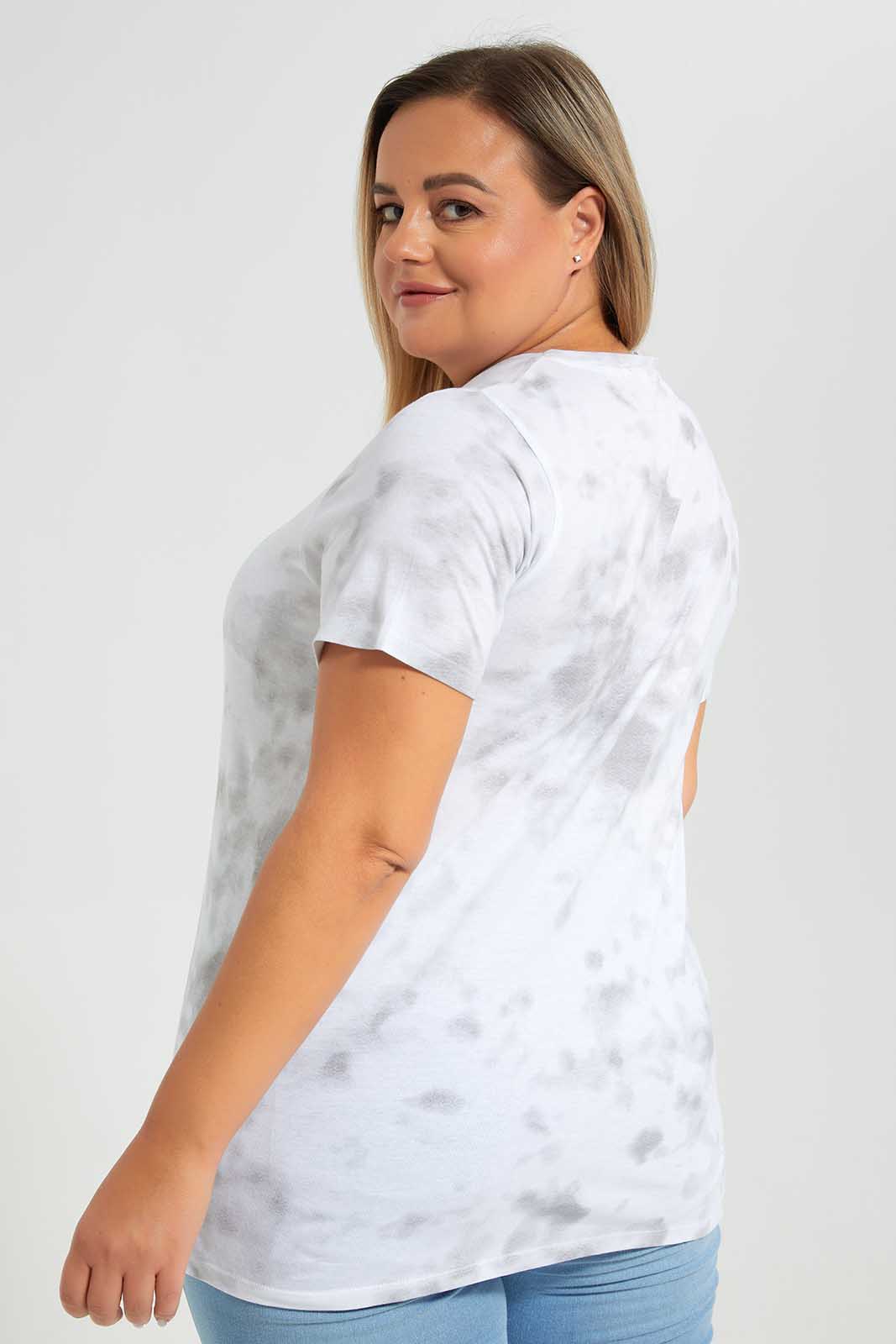 Redtag-Grey-Bambi-Character-T-Shirt-Category:T-Shirts,-Colour:Grey,-Deals:New-In,-Filter:Plus-Size,-LDP-T-Shirts,-New-In-LDP-APL,-Non-Sale,-Section:Women,-TBL,-W22O-Women's-