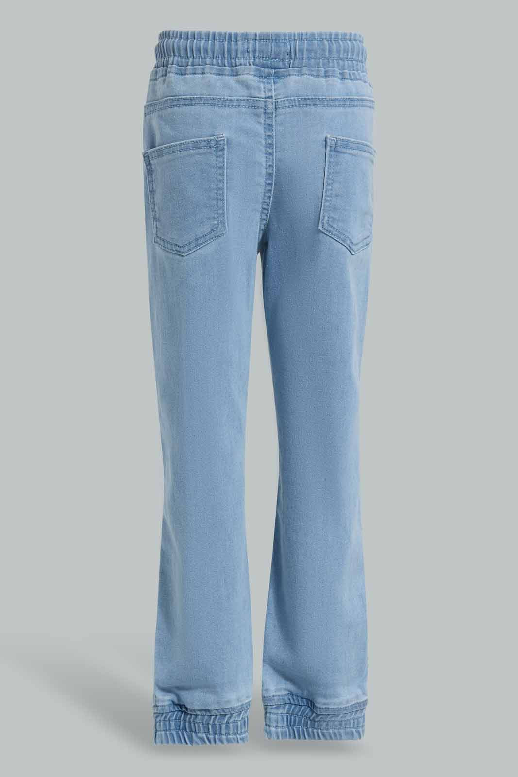 Redtag-Light-Wash-Jogger-Category:Jeans,-Colour:Light-Wash,-Deals:New-In,-Filter:Girls-(2-to-8-Yrs),-GIR-Jeans,-New-In-GIR-APL,-Non-Sale,-Section:Girls-(0-to-14Yrs),-W22O-Girls-
