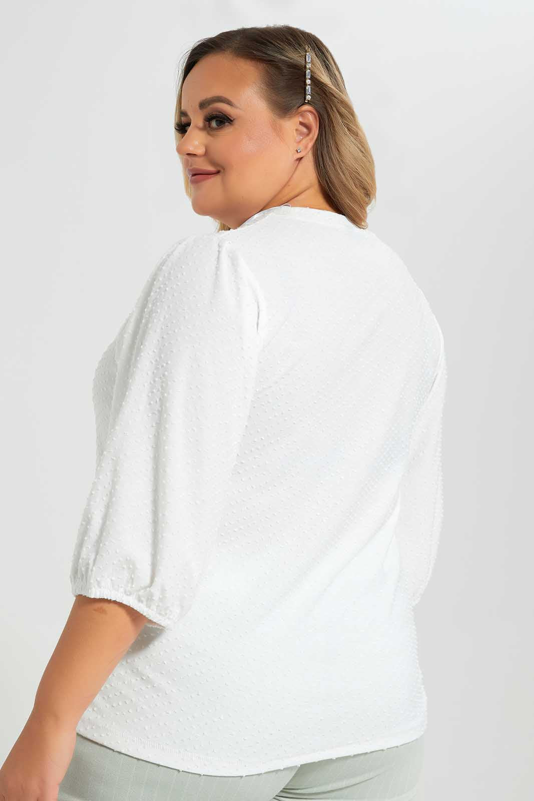 Redtag-Ivory-Textured-Top-Category:Tops,-Colour:Ivory,-Deals:New-In,-Filter:Plus-Size,-LDP-Tops,-New-In-LDP-APL,-Non-Sale,-Section:Women,-W22O-Women's-