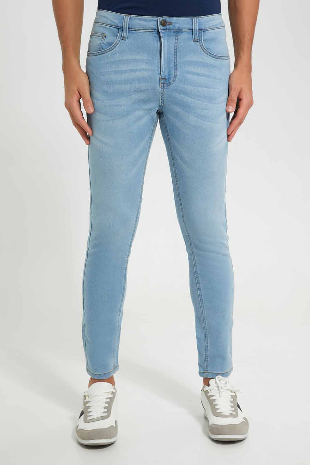 Redtag-Light-Wash-5-Pocket-Knit-Denim-Jeans-Category:Jeans,-Colour:Light-Wash,-Deals:New-In,-Filter:Men's-Clothing,-Men-Jeans,-New-In-Men-APL,-Non-Sale,-Section:Men,-TBL,-W22A-Men's-