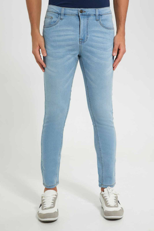 Redtag-Light-Wash-5-Pocket-Knit-Denim-Jeans-Category:Jeans,-Colour:Light-Wash,-Deals:New-In,-Filter:Men's-Clothing,-Men-Jeans,-New-In-Men-APL,-Non-Sale,-Section:Men,-TBL,-W22A-Men's-
