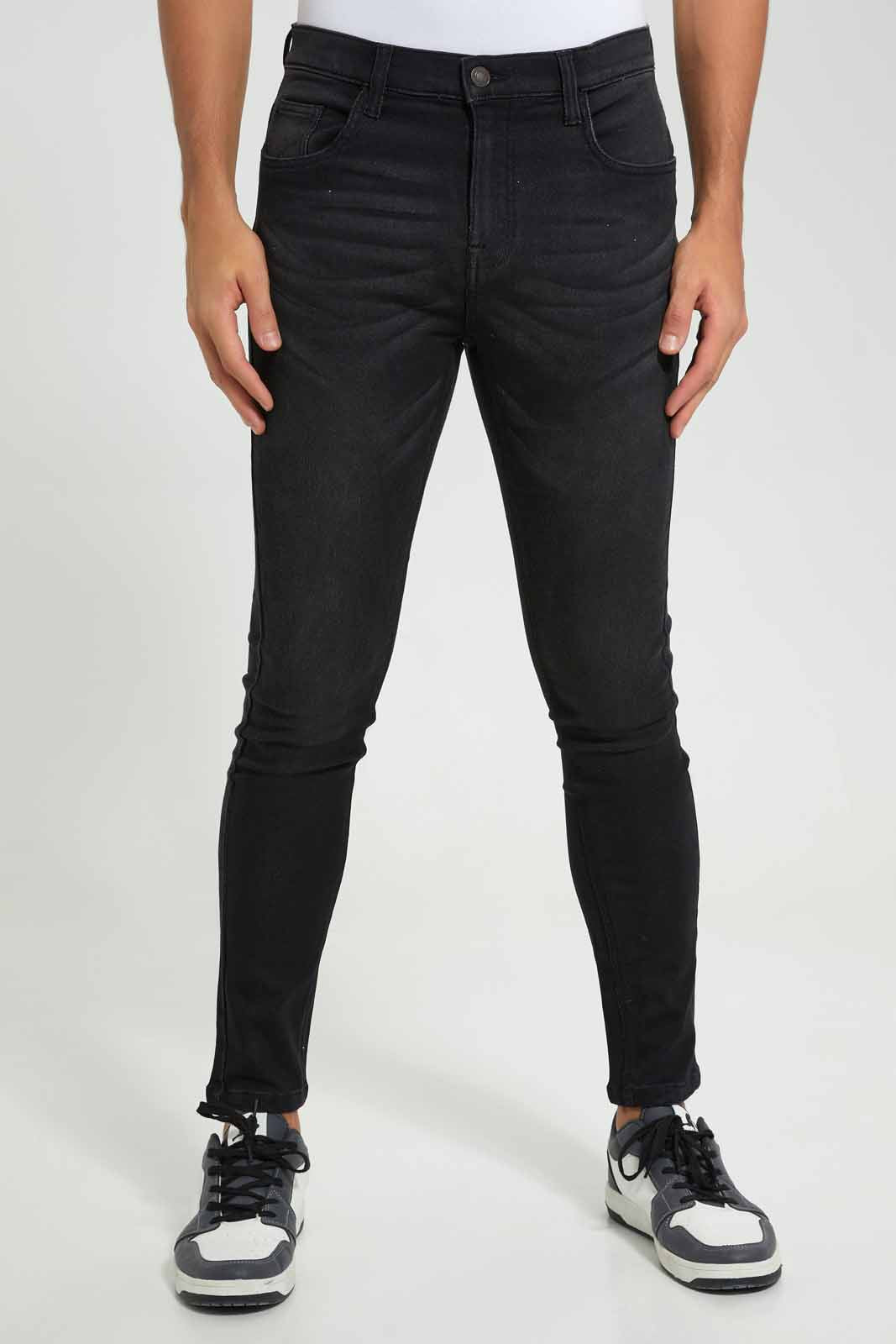 Redtag-Charcoal-Wash-5-Pocket-Knit-Denim-Jeans-Category:Jeans,-Colour:Charcoal,-Deals:New-In,-Filter:Men's-Clothing,-Men-Jeans,-New-In-Men-APL,-Non-Sale,-Section:Men,-TBL,-W22A-Men's-