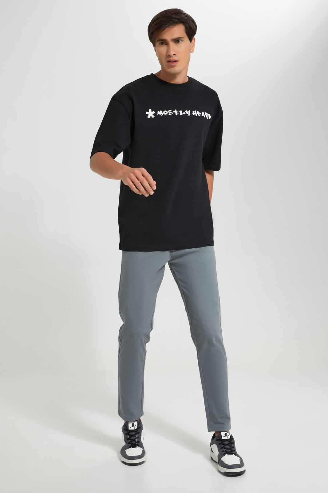 Redtag-Black-Loungewear-Top-Category:T-Shirts,-Colour:Black,-Deals:New-In,-Filter:Men's-Clothing,-Men-T-Shirts,-New-In-Men-APL,-Non-Sale,-Section:Men,-W22O-Men's-