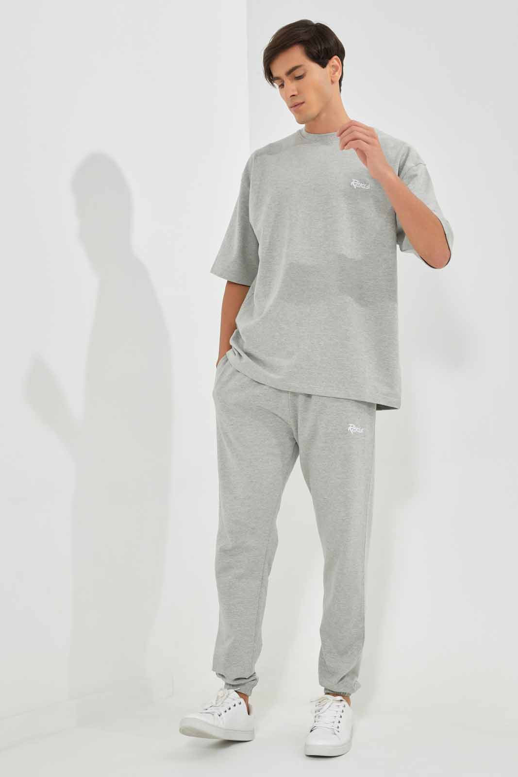 Redtag-Grey-Loungewear-Top-Category:T-Shirts,-Colour:Grey,-Deals:New-In,-Filter:Men's-Clothing,-Men-T-Shirts,-New-In-Men-APL,-Non-Sale,-Section:Men,-W22O-Men's-