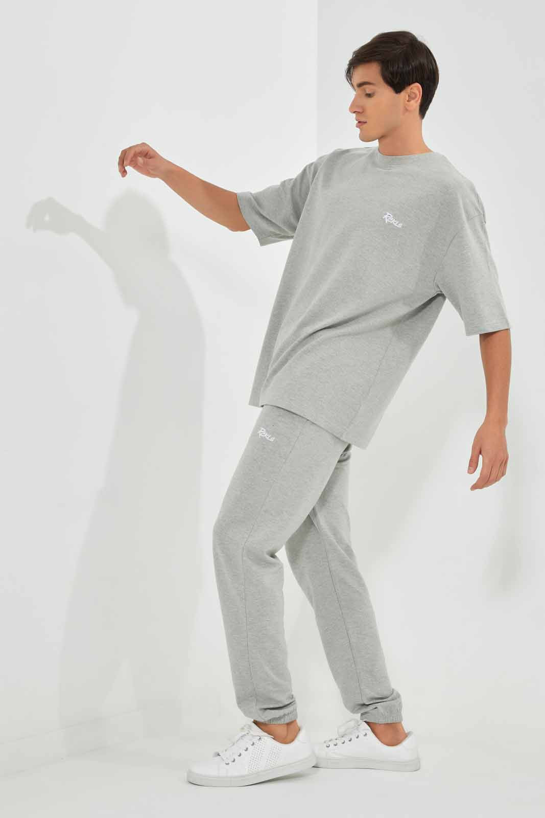 Redtag-Grey-Loungewear-Bottom-Category:T-Shirts,-Colour:Grey,-Deals:New-In,-Filter:Men's-Clothing,-Men-T-Shirts,-New-In-Men-APL,-Non-Sale,-Section:Men,-W22O-Men's-
