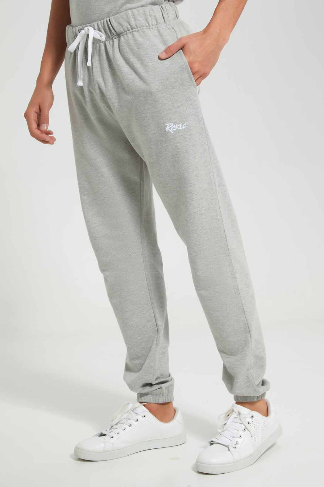 Redtag-Grey-Loungewear-Bottom-Category:T-Shirts,-Colour:Grey,-Deals:New-In,-Filter:Men's-Clothing,-Men-T-Shirts,-New-In-Men-APL,-Non-Sale,-Section:Men,-W22O-Men's-