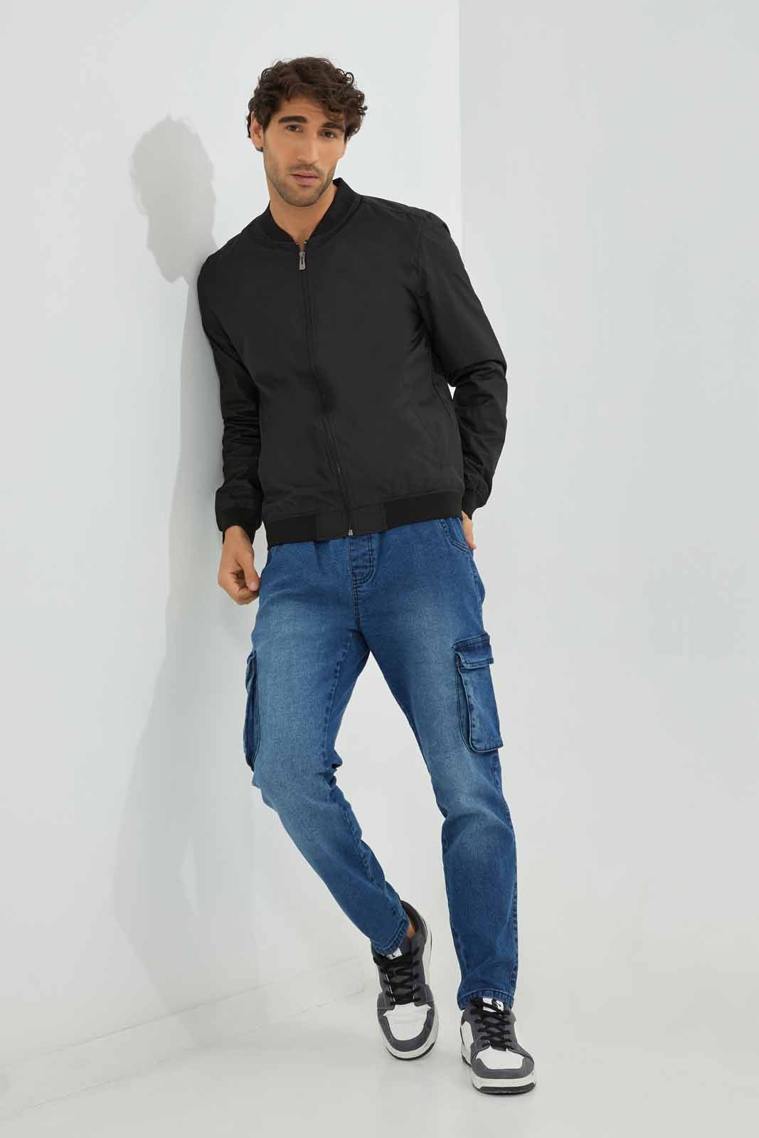 Redtag-Black-Bomber-Jacket-Category:Jackets,-Colour:Black,-Deals:New-In,-Filter:Men's-Clothing,-Men-Jackets,-New-In-Men-APL,-Non-Sale,-Section:Men,-W22B-Men's-